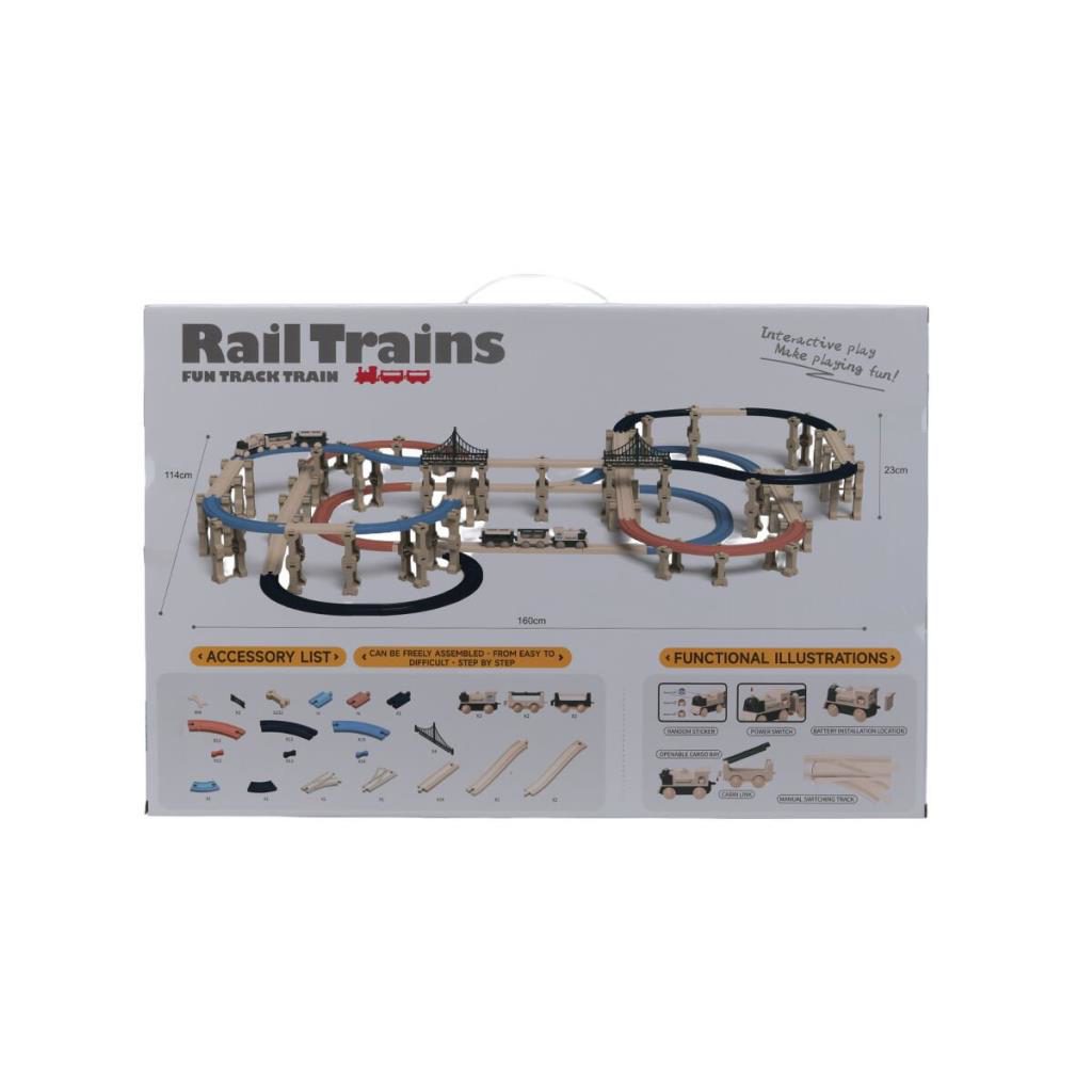 Nessiworld 5098 SUN-Sunman S00005098 - Tren  Set Klasik- 327 Parç