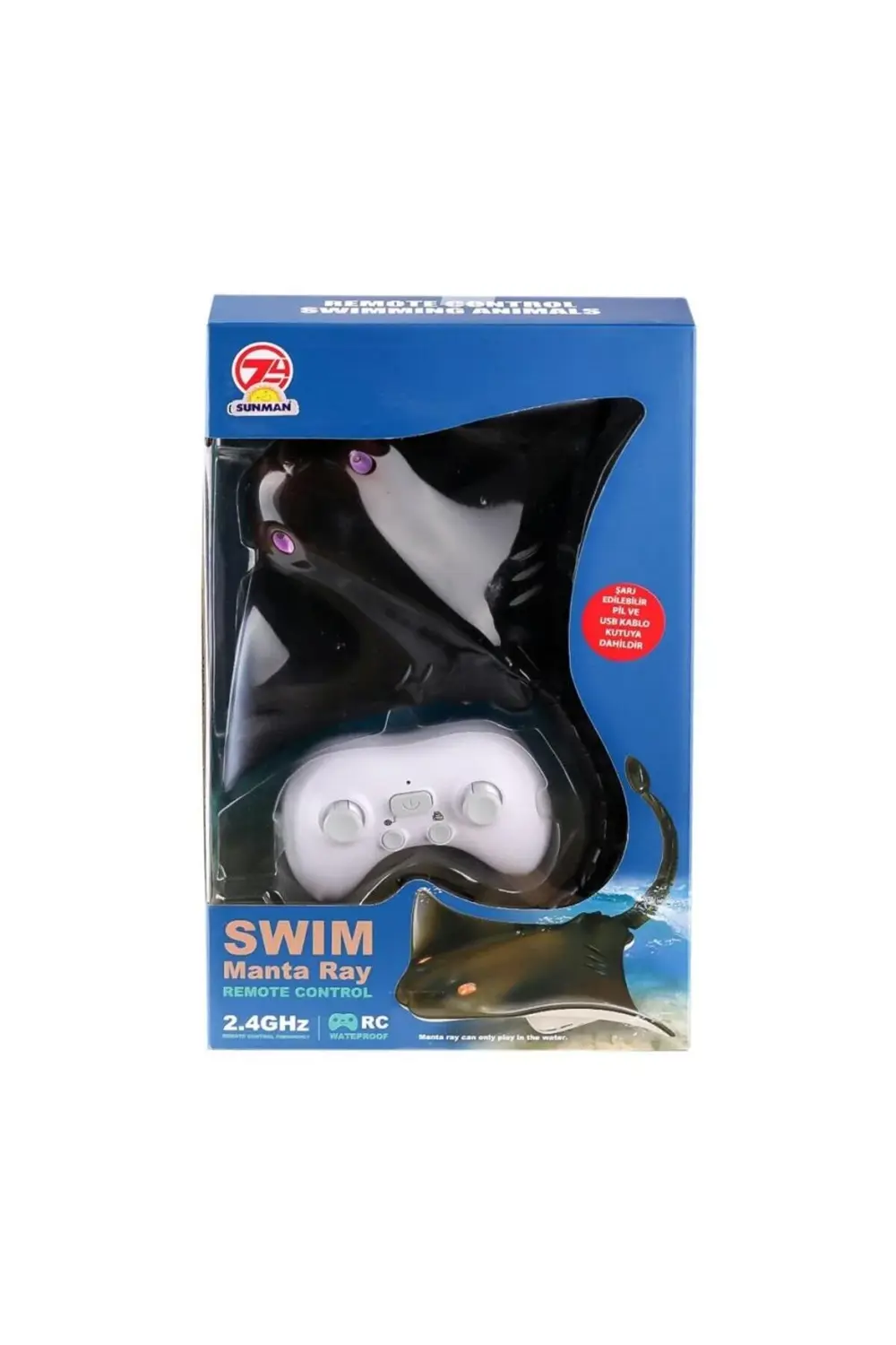 Nessiworld 5106 Kumandalı Işıklı Vatoz Balığı Nessiworld 5106 Kumandalı Işıklı Vatoz Balığı