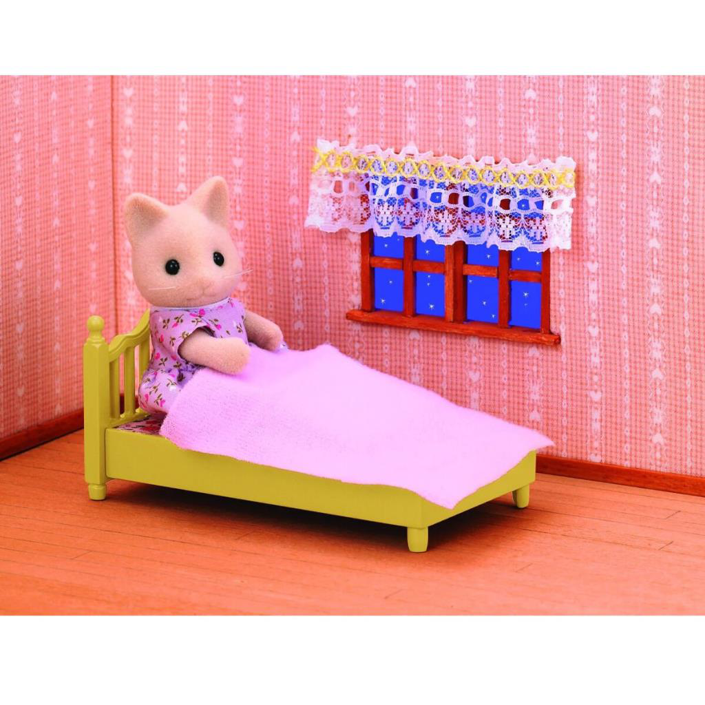 Nessiworld 5146 Sylvanian Families Yetişkin Karyola Seti (figürle