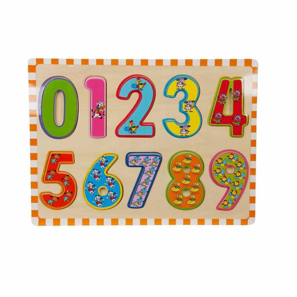 Nessiworld 5215 -Wooden Puzzle Numbers 10 Parça
