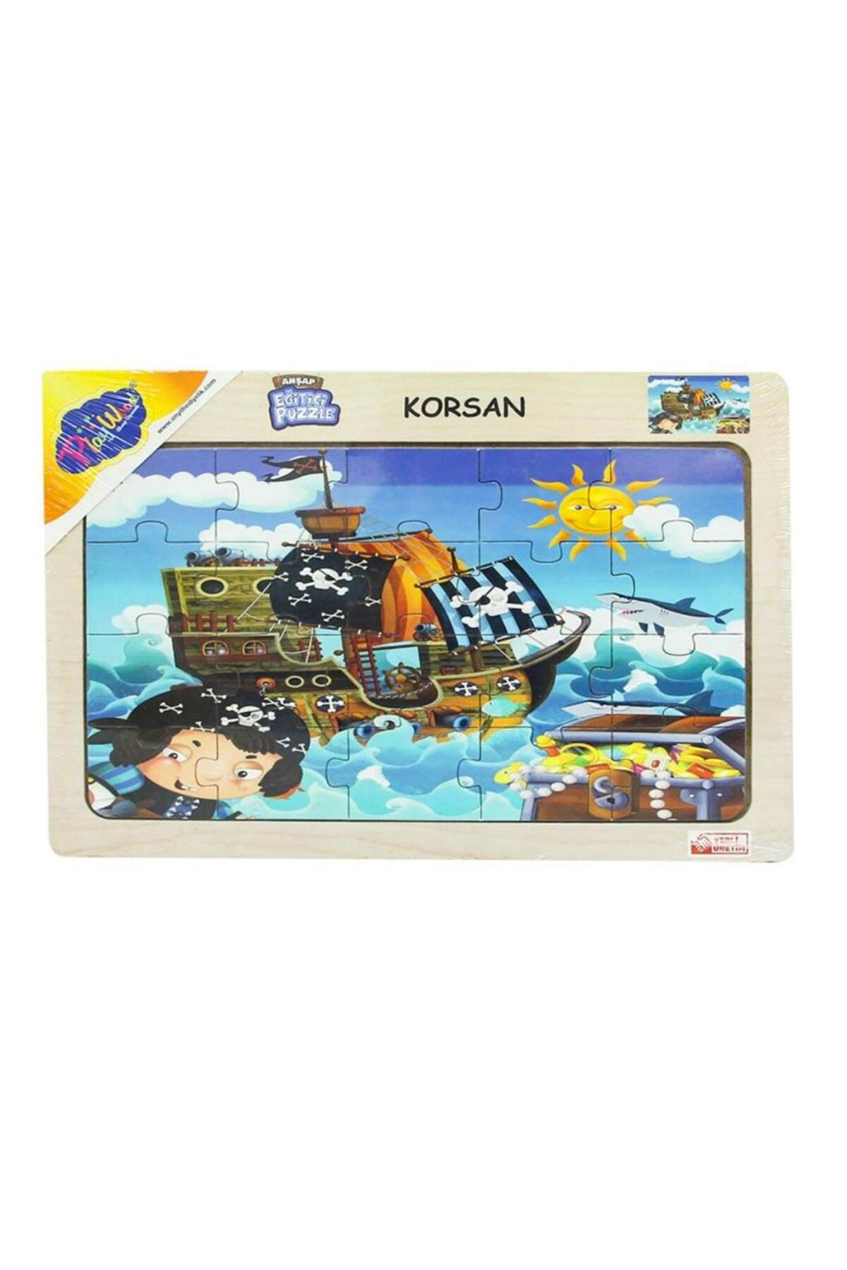 Nessiworld  53/54/55/56 Ahşap Eğit.Puzzle Korsan