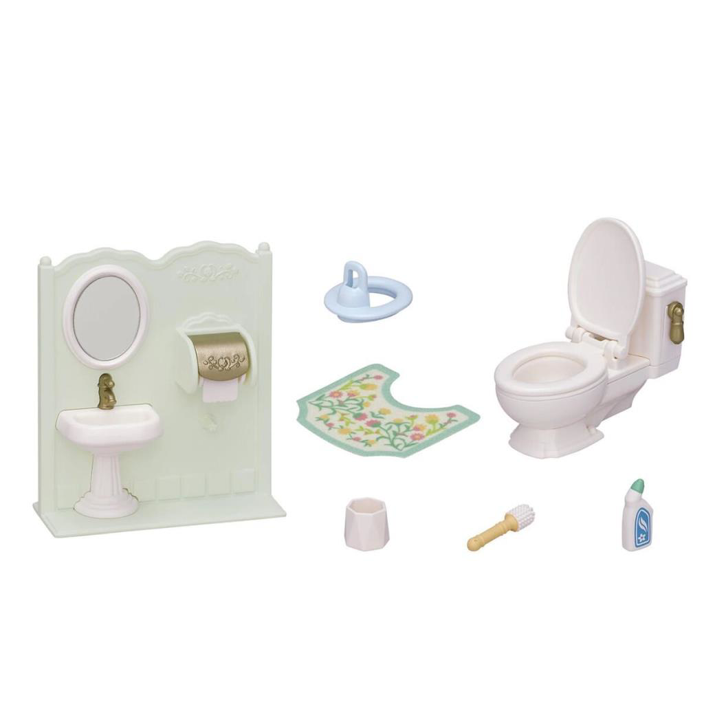 Nessiworld 5740 Sylvanian Families Tuvalet Seti (figürler dahil d Nessiworld 5740 Sylvanian Families Tuvalet Seti (figürler dahil d