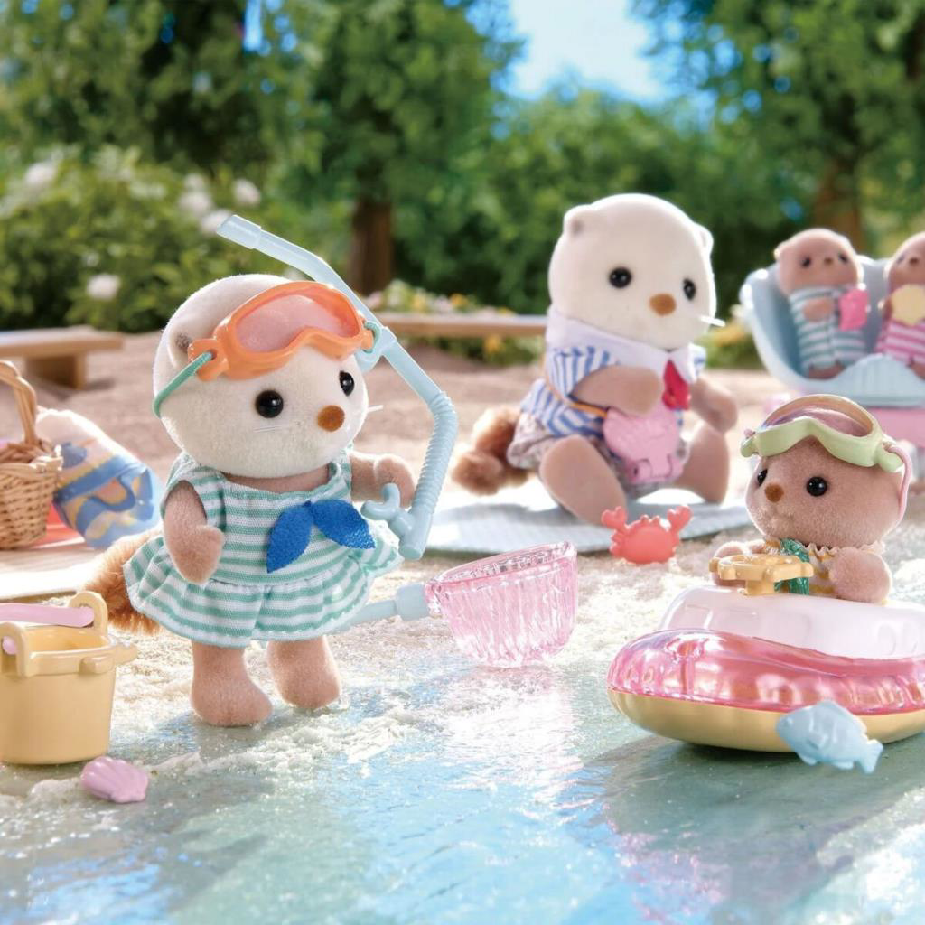 Nessiworld 5804 Sylvanian Families Su Samuru Kız Kardeşler ve Şno Nessiworld 5804 Sylvanian Families Su Samuru Kız Kardeşler ve Şno