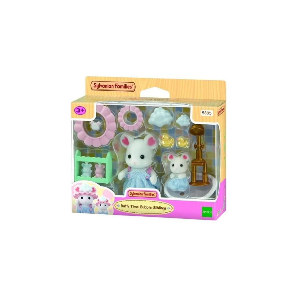 Nessiworld 5805 Sylvanian Families Kardeşler Banyo Zamanı Seti +3