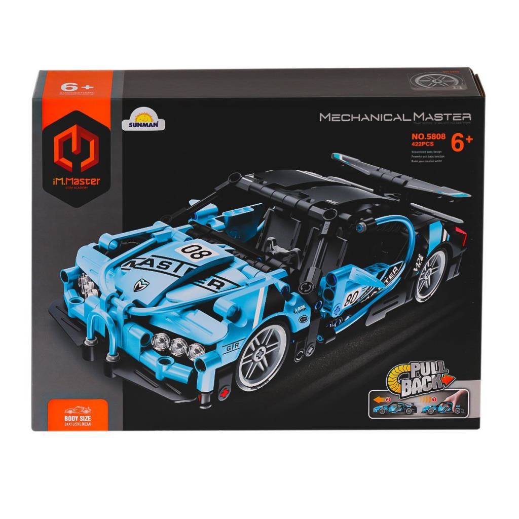 Nessiworld 5808 IMM Mekanik Master Blokları Süper araba Mavi 422 