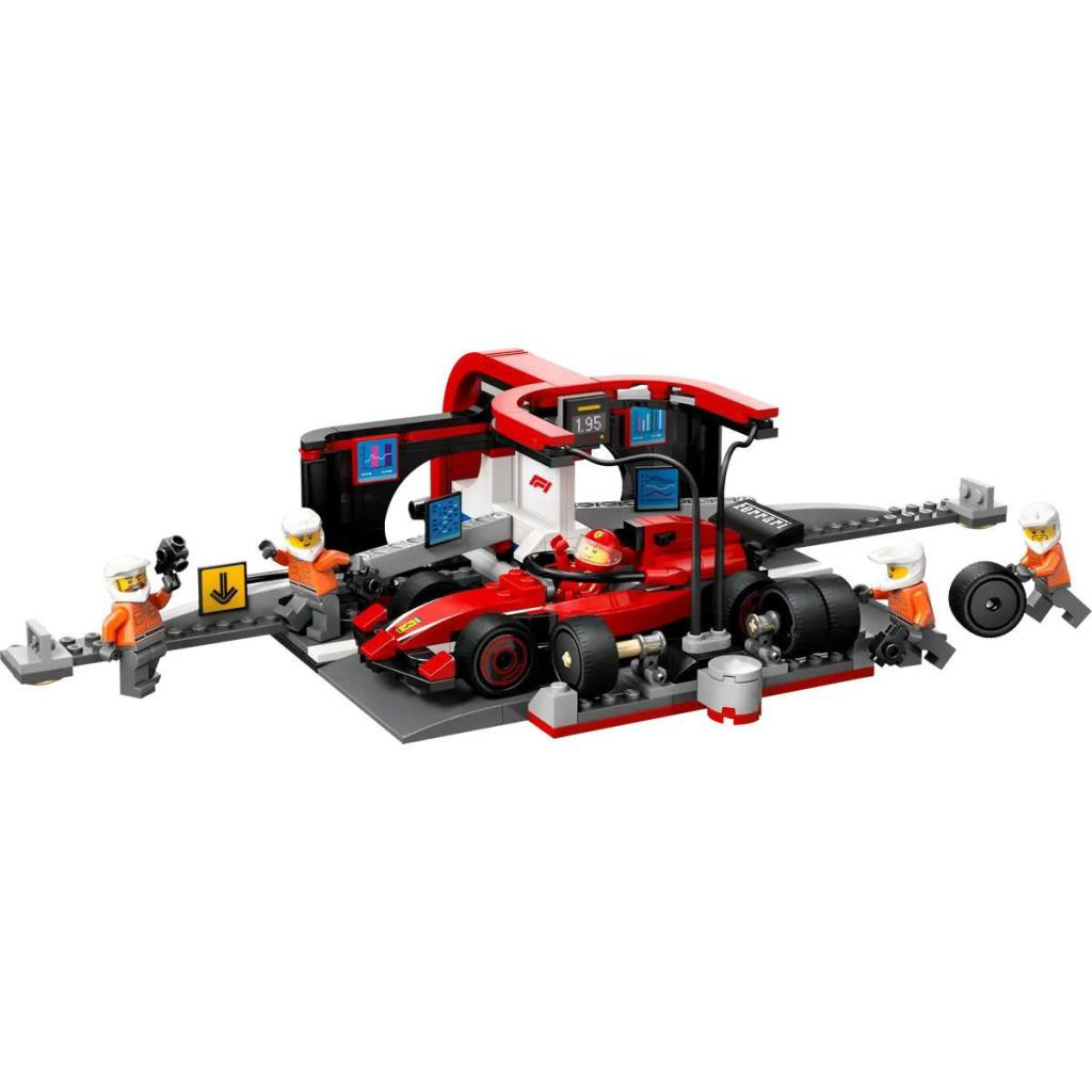 Nessiworld 60443 Lego City Ferrari F1 Pit Stop ve Pit Ekibi 322 p Nessiworld 60443 Lego City Ferrari F1 Pit Stop ve Pit Ekibi 322 p