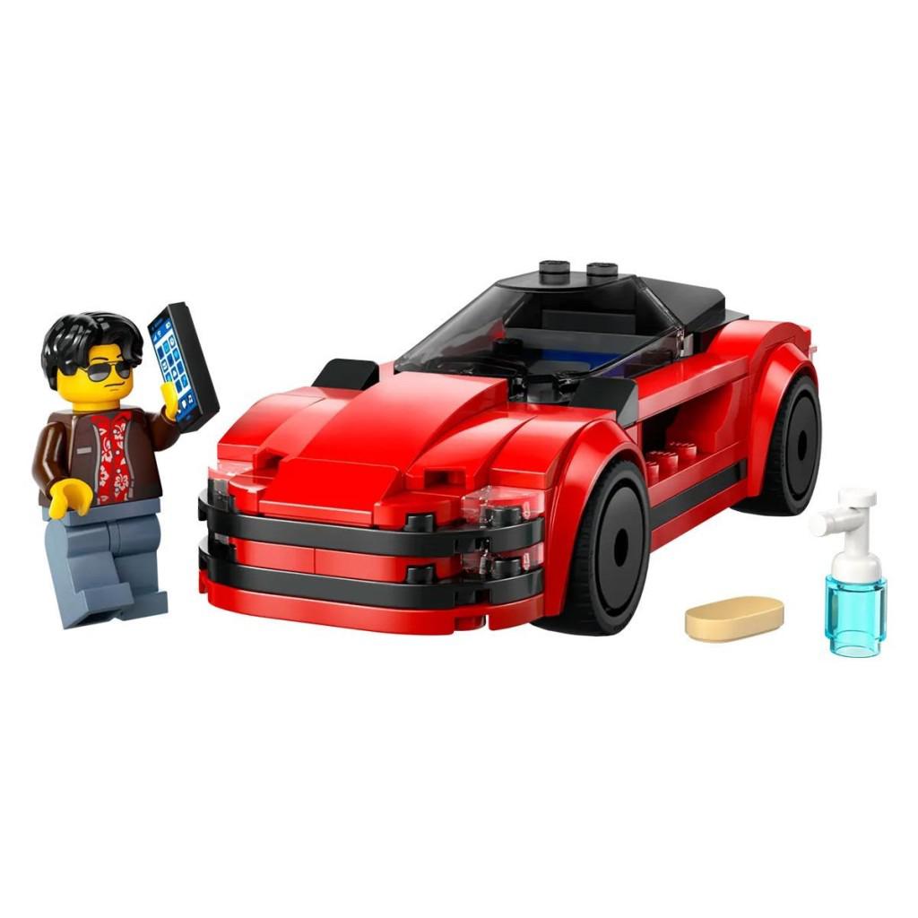 Nessiworld 60448 Lego City Kırmızı Spor Araba 109 parça +5 yaş Nessiworld 60448 Lego City Kırmızı Spor Araba 109 parça +5 yaş