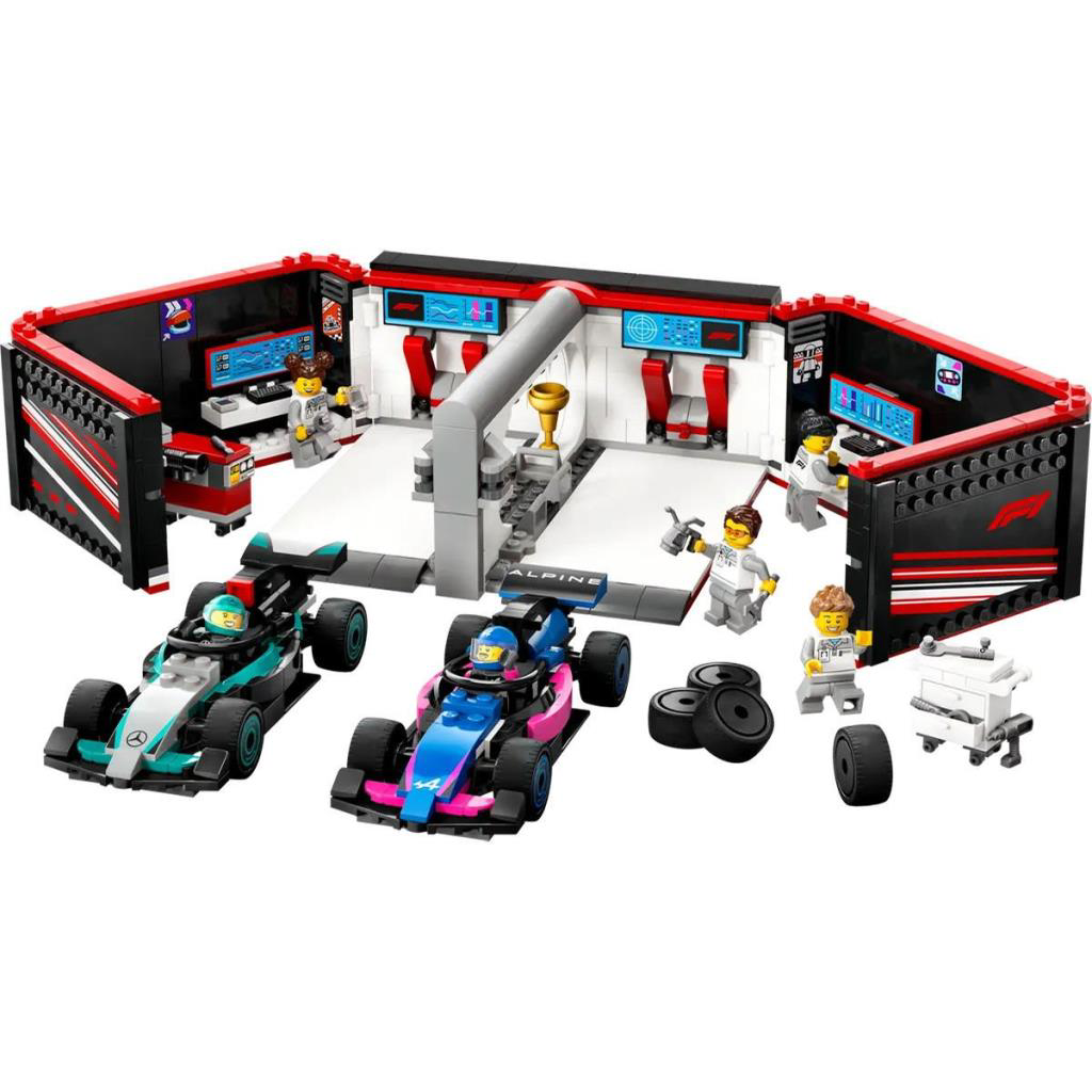 Nessiworld 60444 Lego City F1 Garajı ve Mercedes-AMG ve Alpine Ar Nessiworld 60444 Lego City F1 Garajı ve Mercedes-AMG ve Alpine Ar