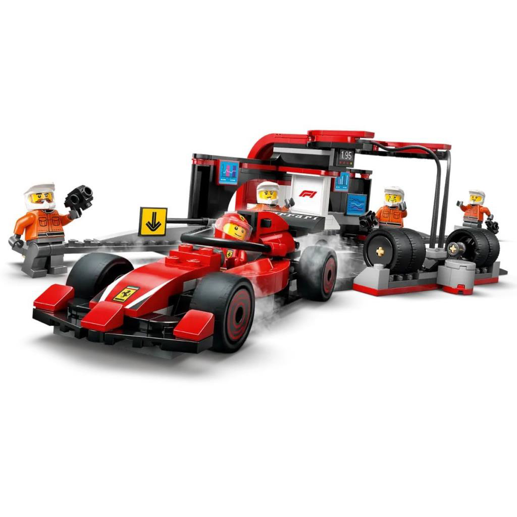 Nessiworld 60443 Lego City Ferrari F1 Pit Stop ve Pit Ekibi 322 p Nessiworld 60443 Lego City Ferrari F1 Pit Stop ve Pit Ekibi 322 p