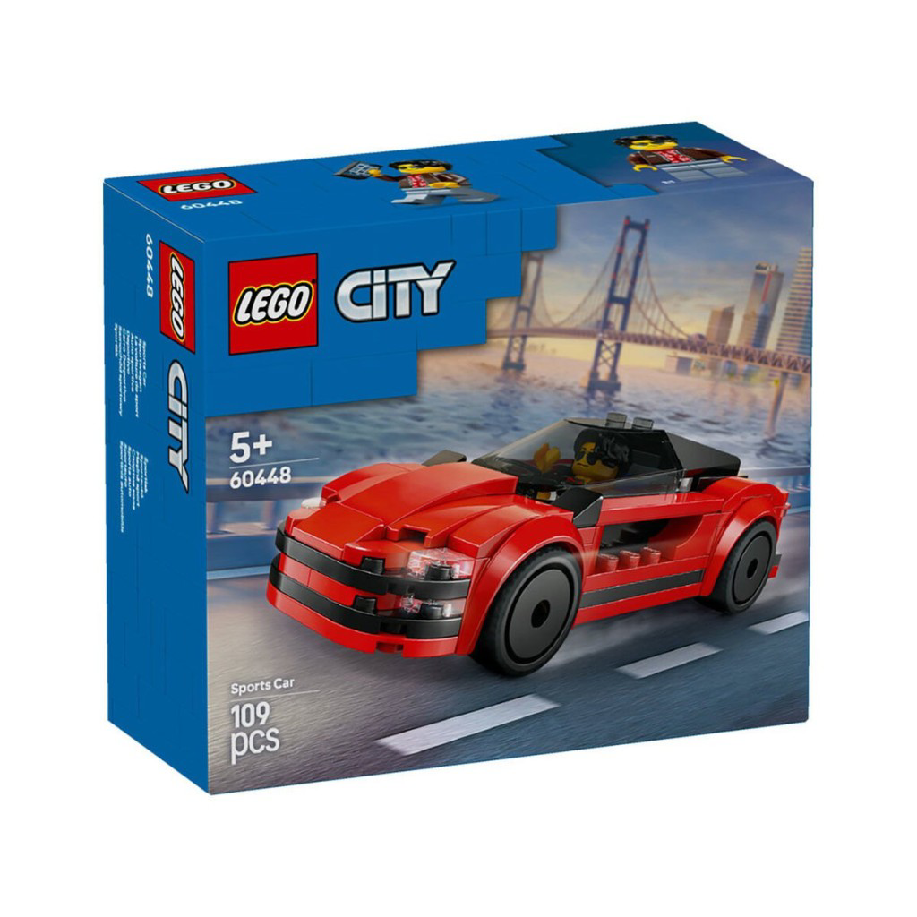 Nessiworld 60448 Lego City Kırmızı Spor Araba 109 parça +5 yaş Nessiworld 60448 Lego City Kırmızı Spor Araba 109 parça +5 yaş