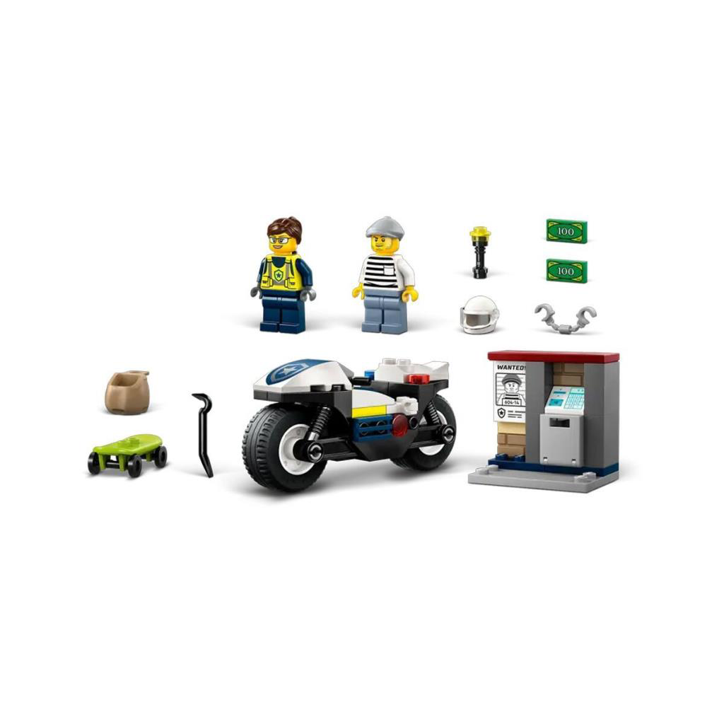 Nessiworld 60455 Lego City Polis Motosikleti Takibi 65 parça +4 y