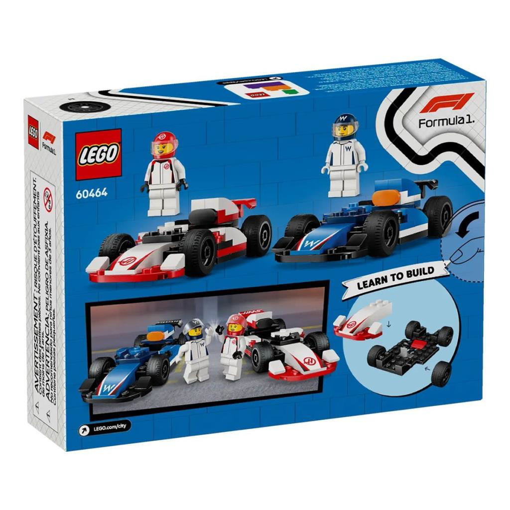 Nessiworld 60464 Lego City F1 Williams Racing ve Haas F1 Yarış Ar