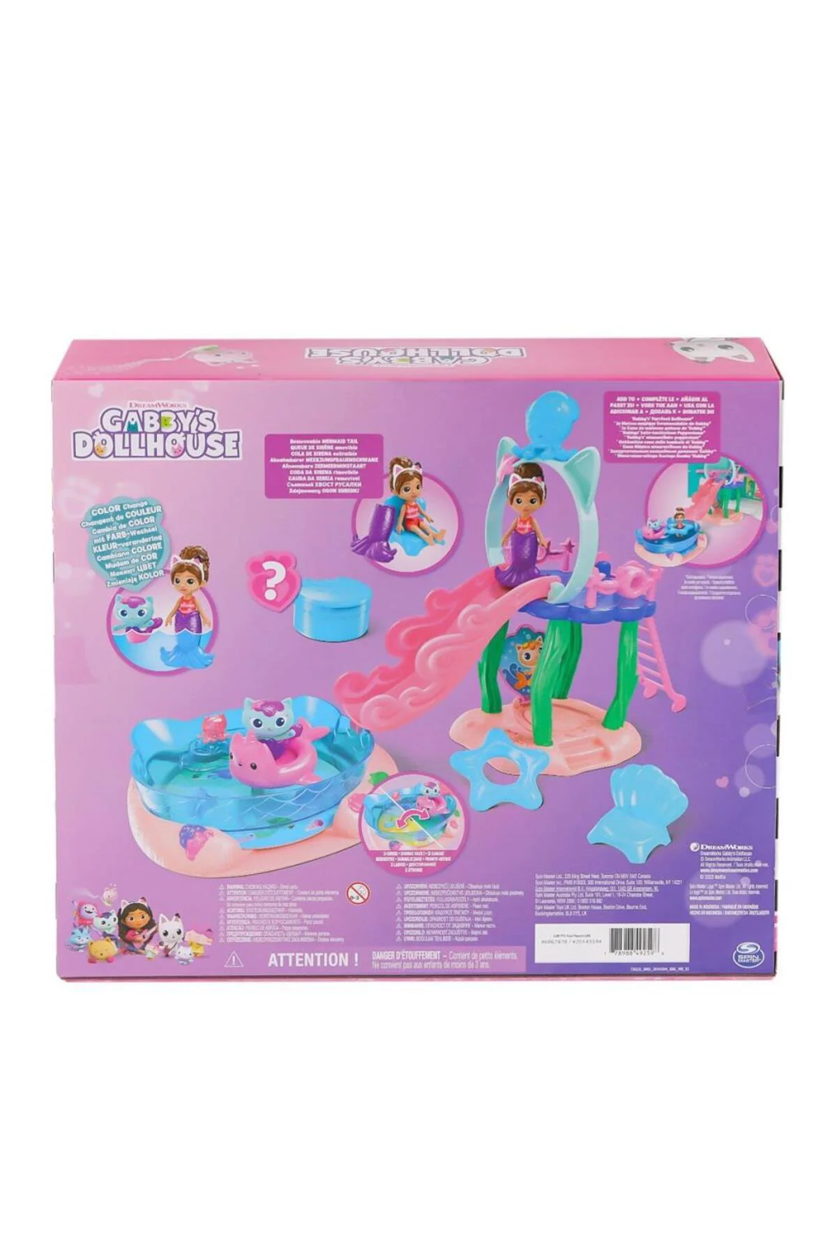 Nessiworld 6067878 Gabbys Dollhouse Gabby ve Mercat Purr-ific Hav