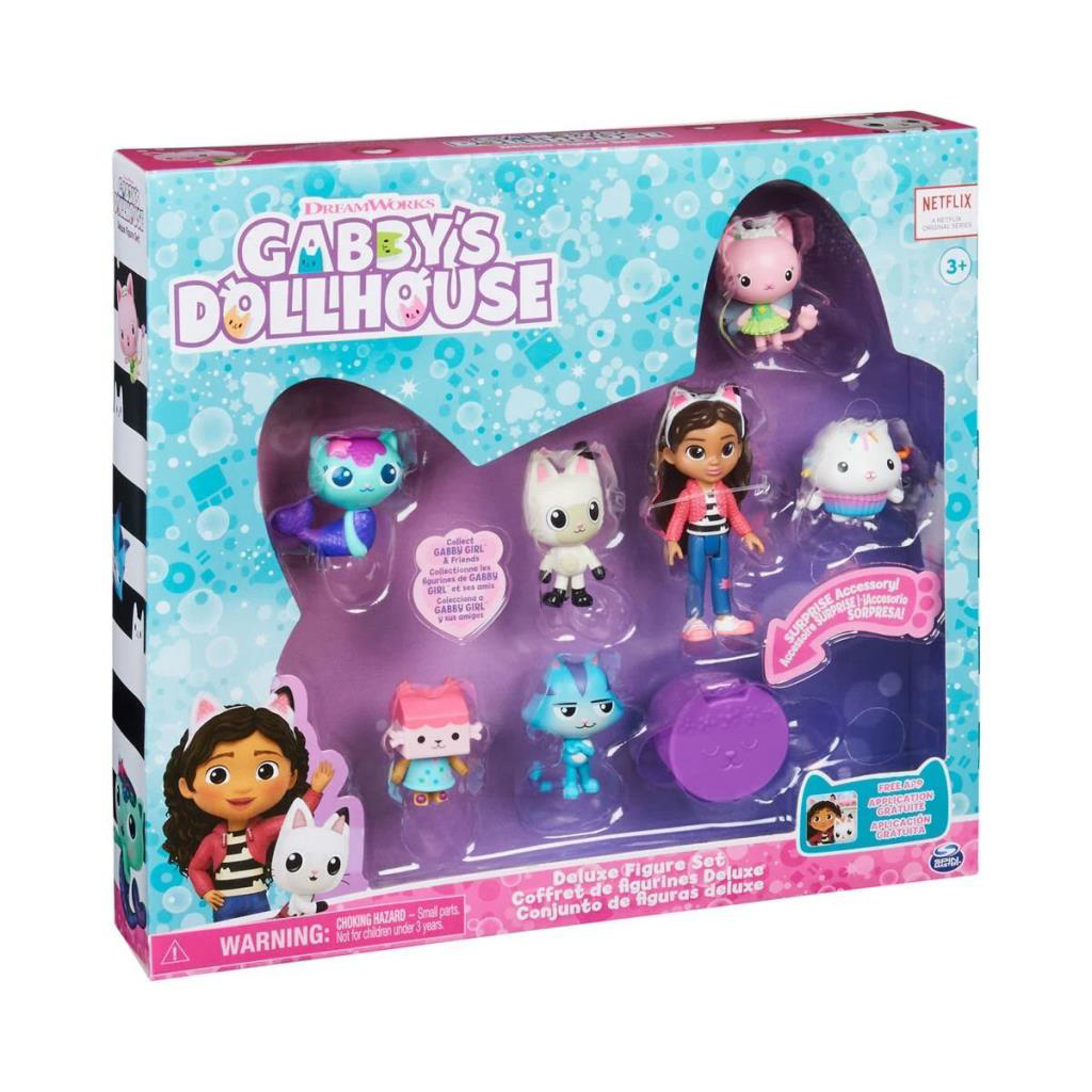 Nessiworld 64840 Gabbys Dollhouse Delüks 7li Figür Seti Nessiworld 64840 Gabbys Dollhouse Delüks 7li Figür Seti
