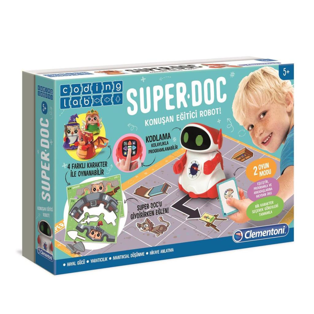 Nessiworld 64960 Super Doc - Eğitici Konuşan Robot / Kodlama-Codi Nessiworld 64960 Super Doc - Eğitici Konuşan Robot / Kodlama-Codi
