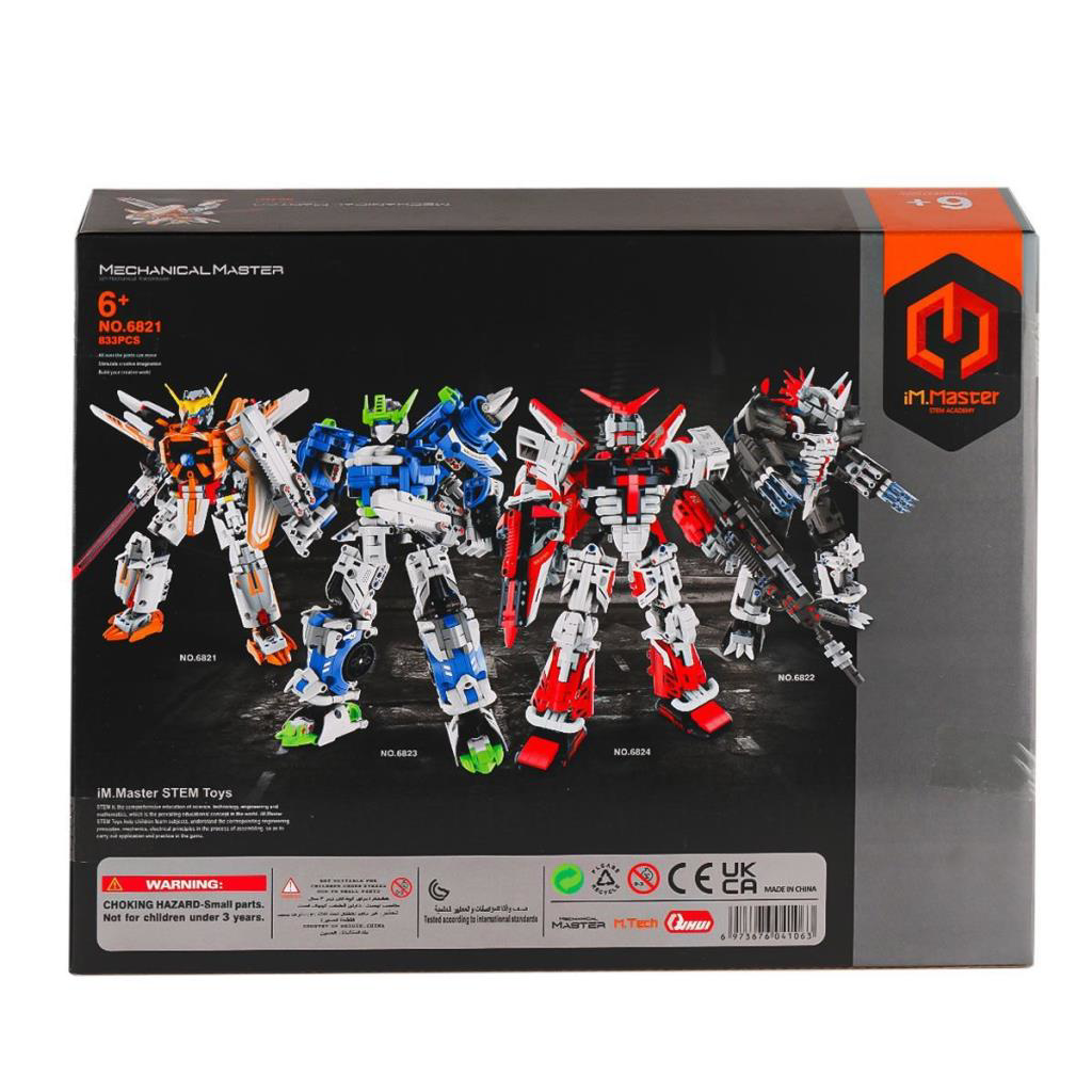 Nessiworld 6821 IMM Savaşçı Robot Blok Seti 833 Parça Nessiworld 6821 IMM Savaşçı Robot Blok Seti 833 Parça