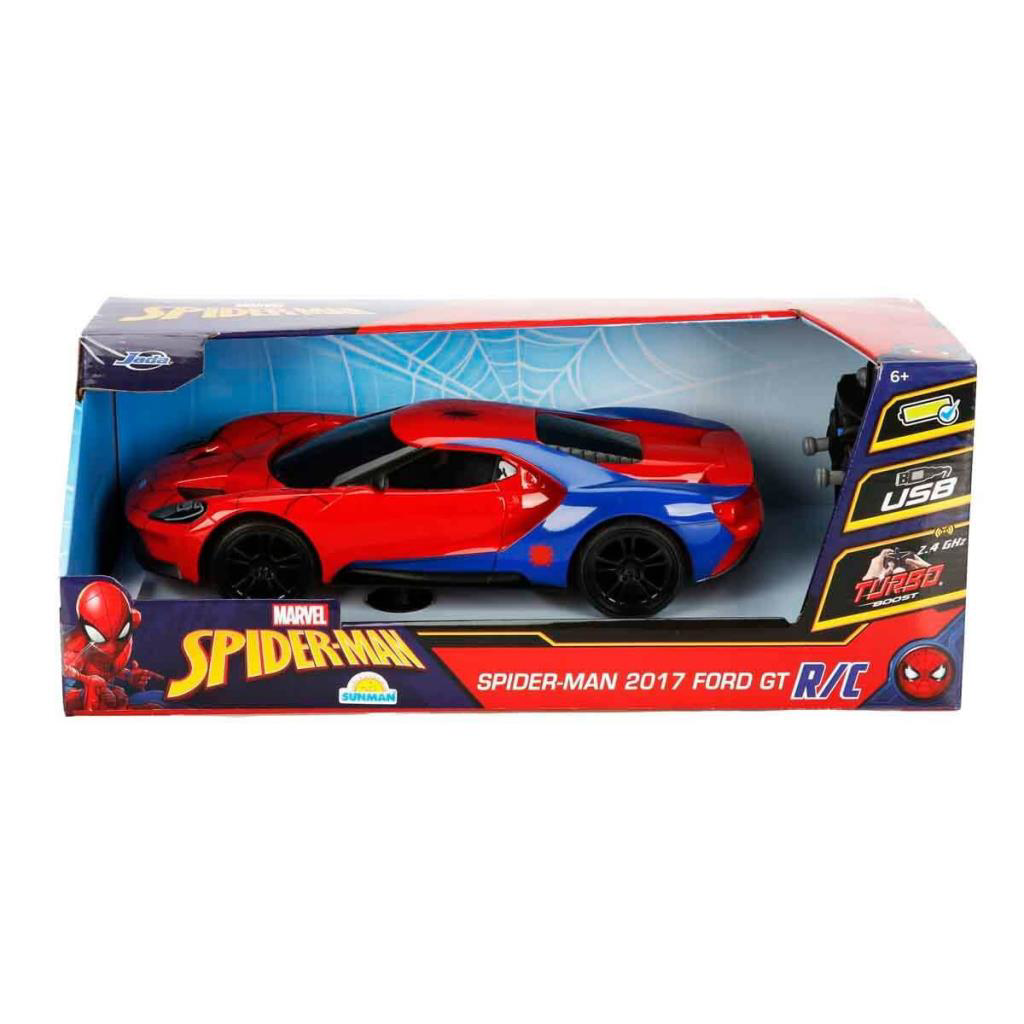 Nessiworld 7038 1:16 Marvel Spiderman 2017 Ford GT USB Şarjlı Uza