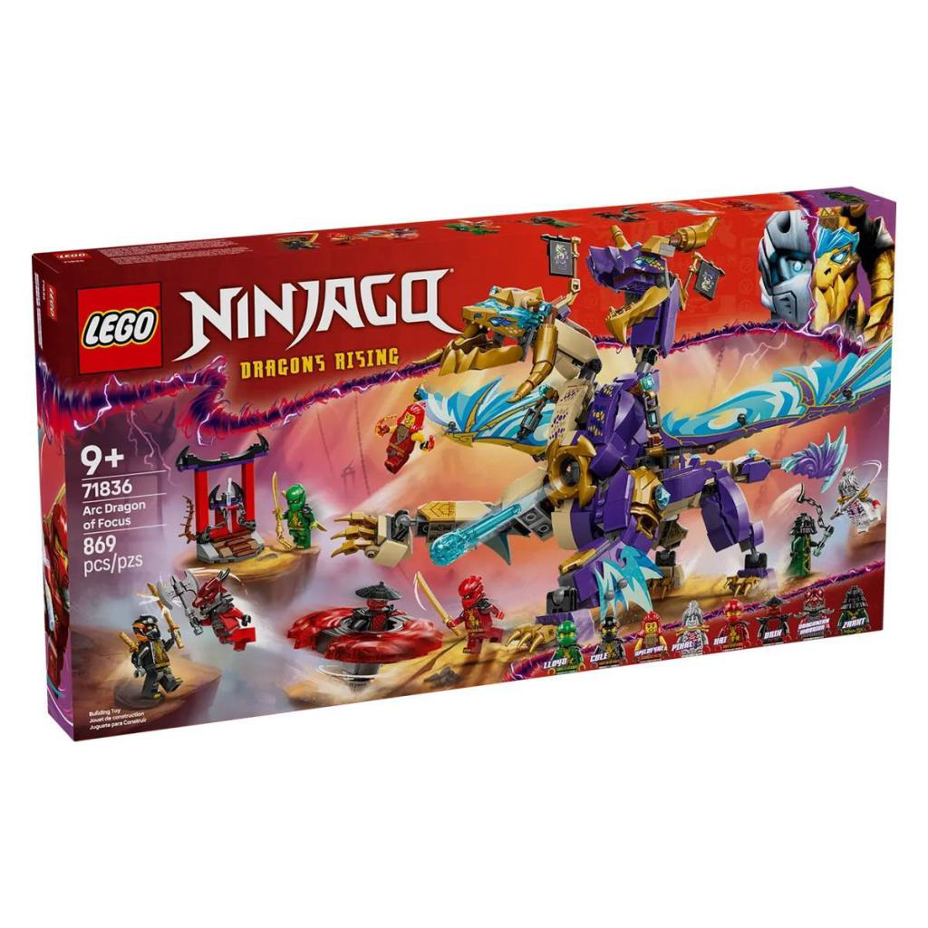 Nessiworld 71836 Lego Ninjago Focusun Ark Ejderhası 869 parça +9 