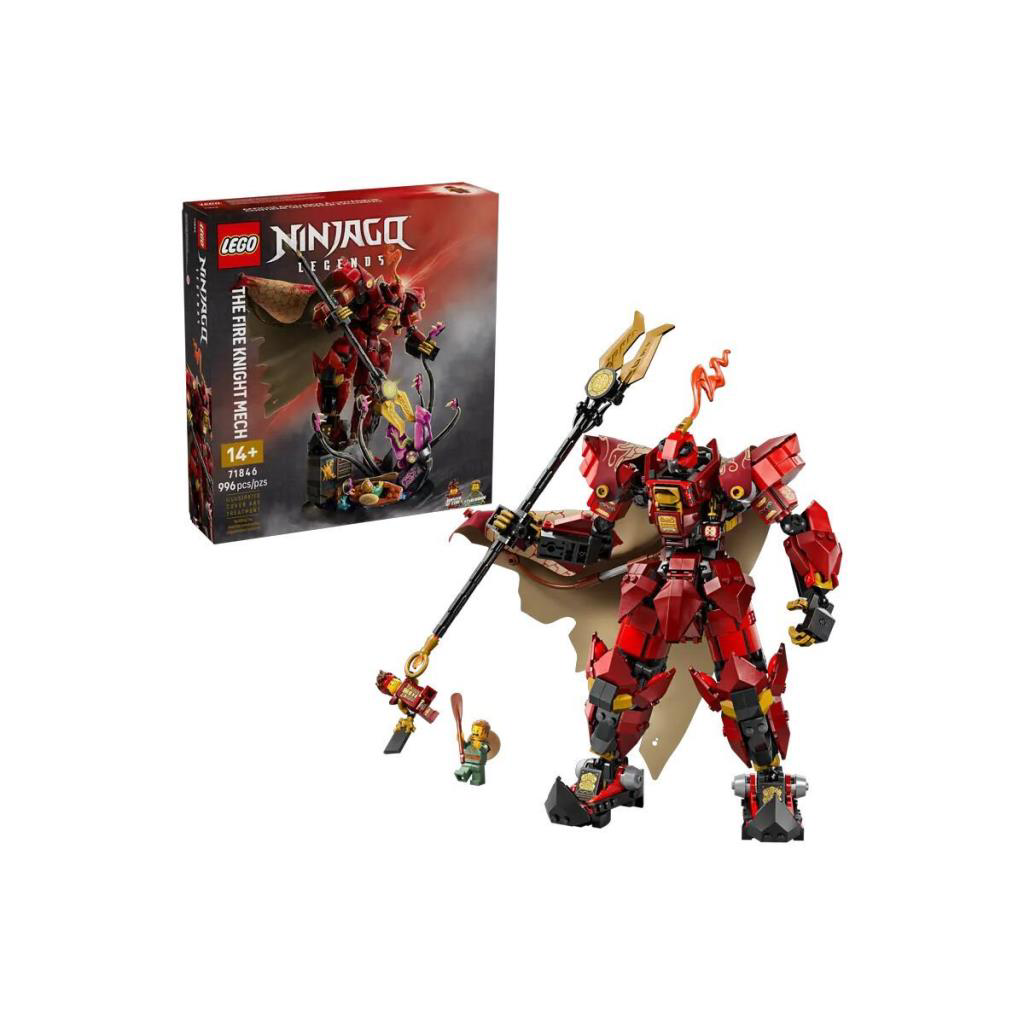Nessiworld 71846 Lego Ninjago Ateş Şövalyesi Robotu 996 parça +14 Nessiworld 71846 Lego Ninjago Ateş Şövalyesi Robotu 996 parça +14
