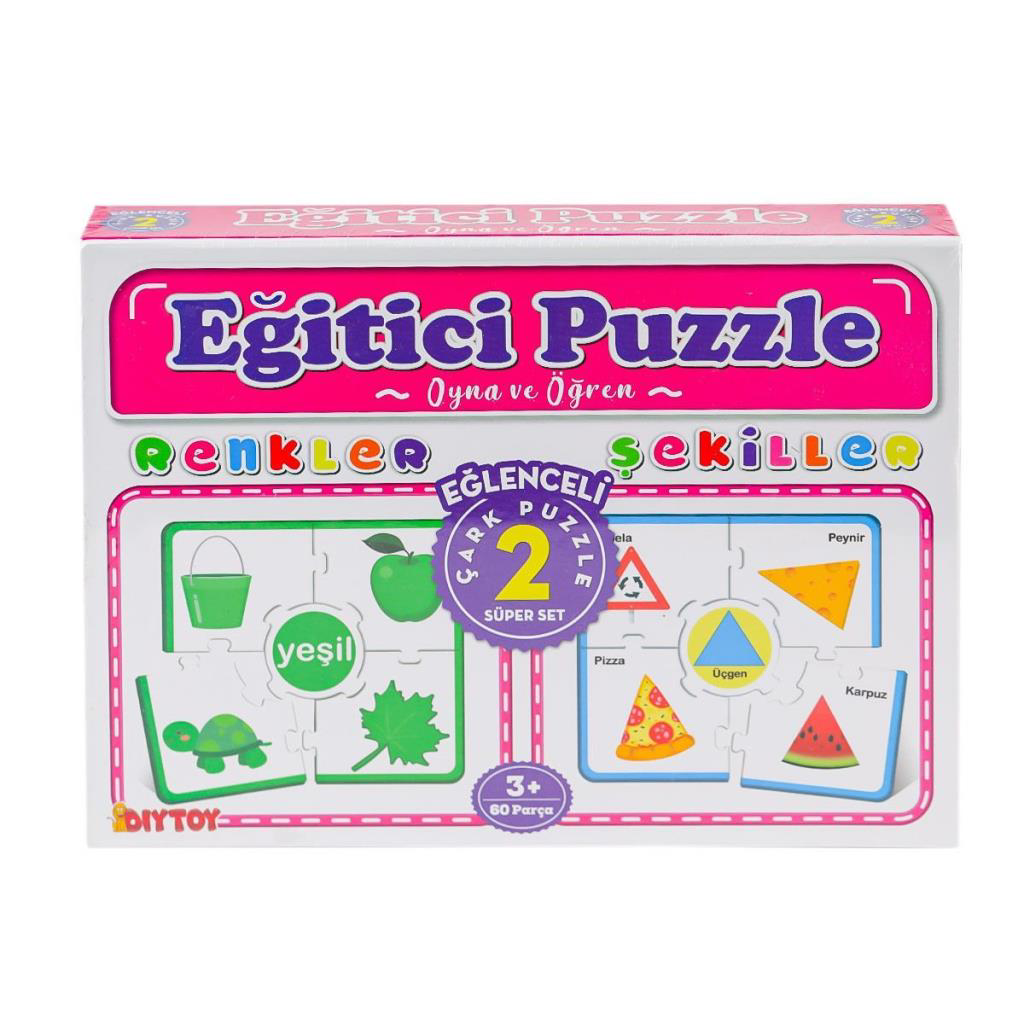 Nessiworld 7194 Çark Puzzle Renkler Şekiller -Dıytoy