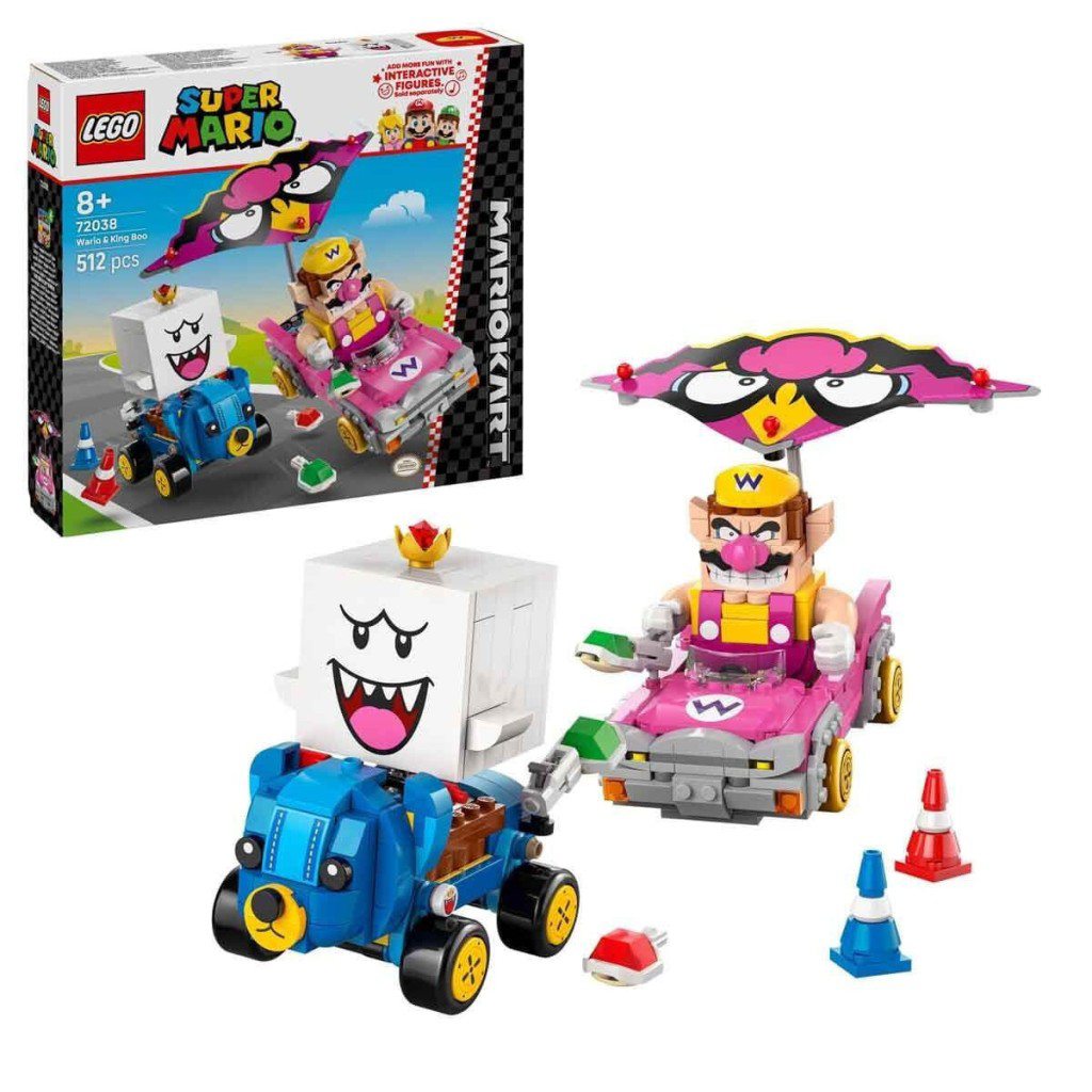 Nessiworld 72038 Lego Super Mario - Wario ve King Boo 512 parça +