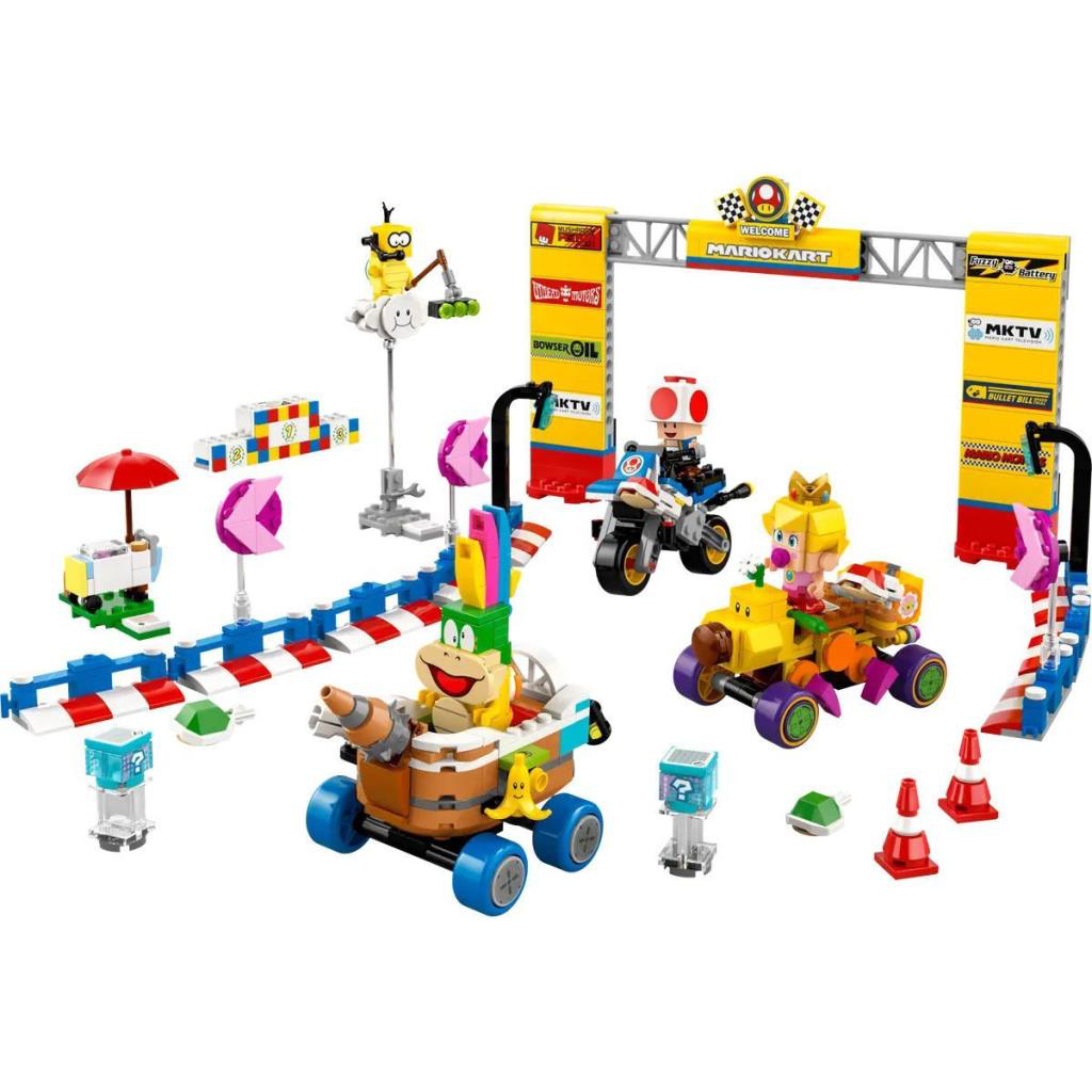 Nessiworld 72036 Lego Super Mario - Baby Peach ve Grand Prix Seti
