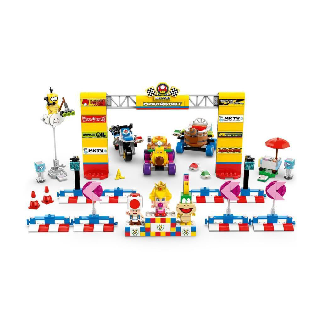 Nessiworld 72036 Lego Super Mario - Baby Peach ve Grand Prix Seti