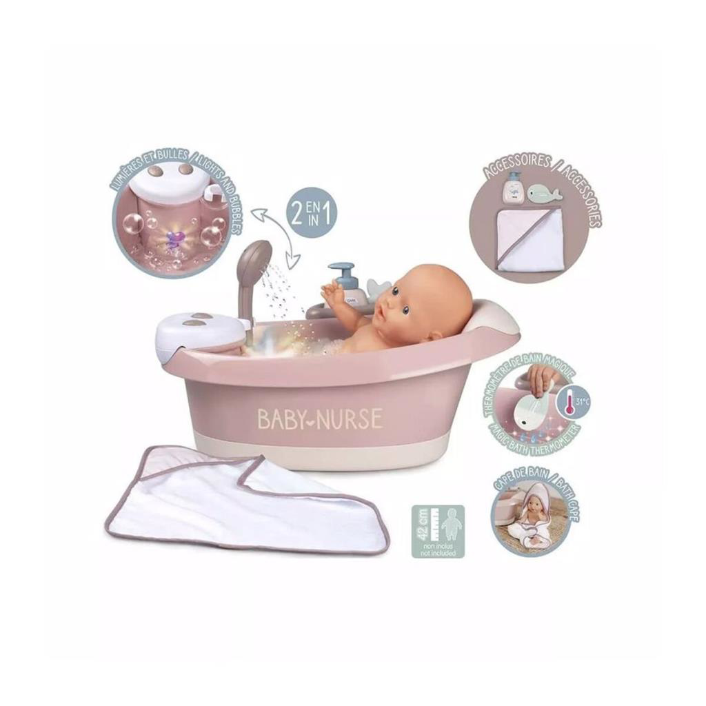 Just Cheap Store Nessiworld 7600220368 Baby Nurse Sesli Ve İşikli Balneo Banyo Set