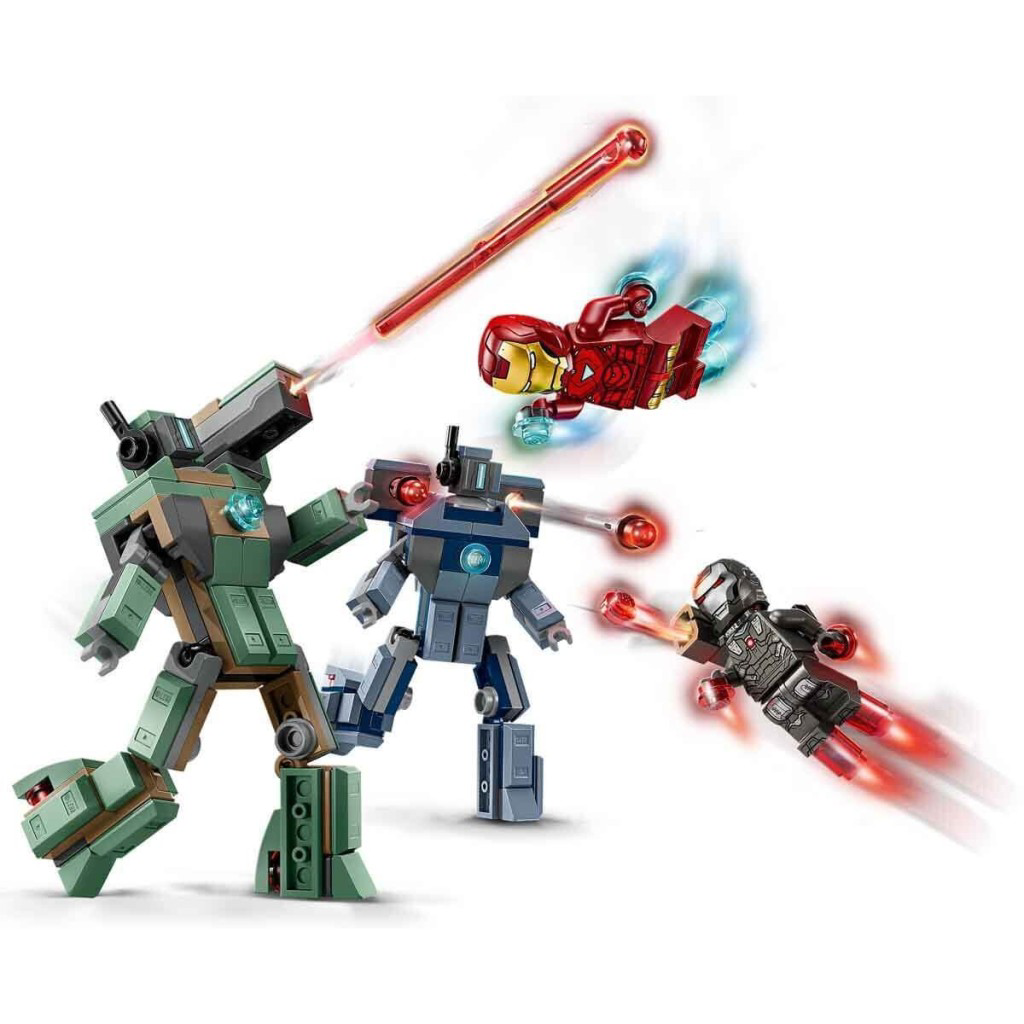 Nessiworld 76320 Lego Marvel Iron Man ve War Machine Hammer Dronl