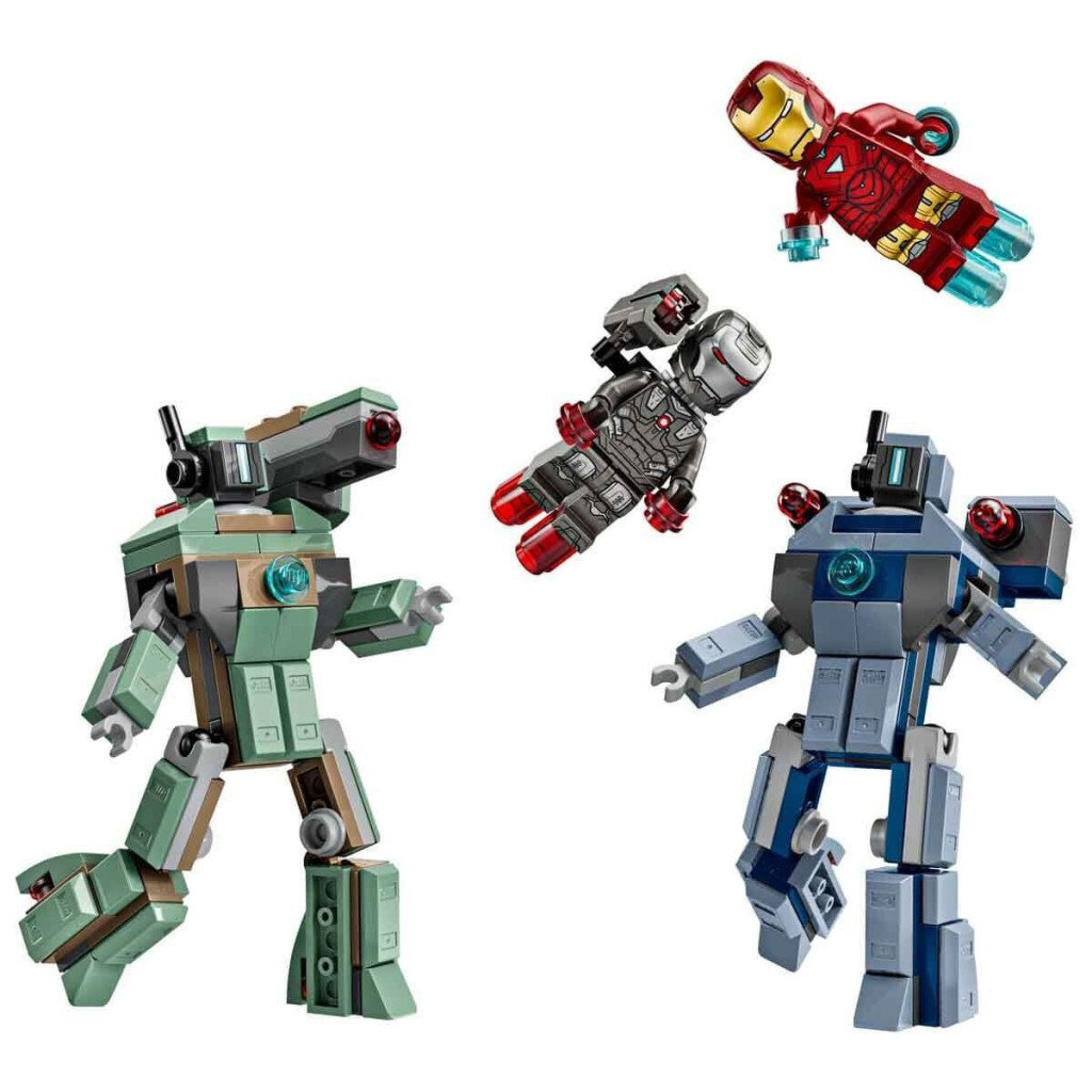 Nessiworld 76320 Lego Marvel Iron Man ve War Machine Hammer Dronl