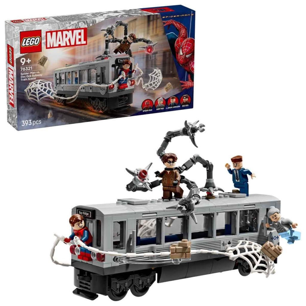 Nessiworld 76321 Lego Marvel Örümcek Adam ile Doktor Oktopus Metr Nessiworld 76321 Lego Marvel Örümcek Adam ile Doktor Oktopus Metr
