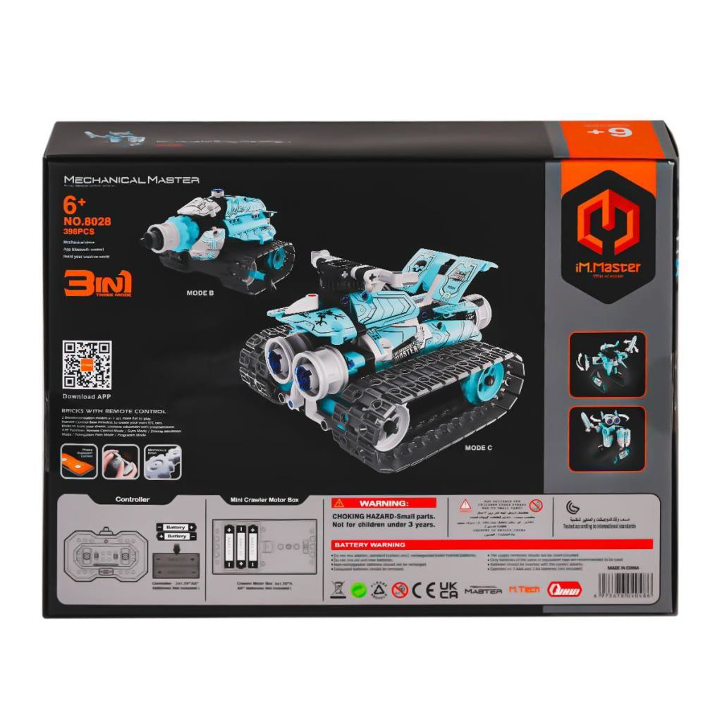 Nessiworld 8028 IMM Mekanik Master Kumandalı Robot Araba Blokları