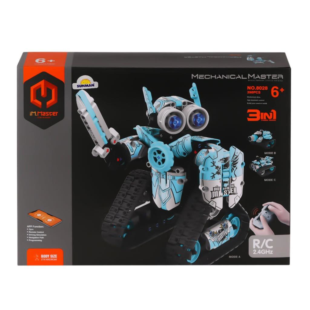 Nessiworld 8028 IMM Mekanik Master Kumandalı Robot Araba Blokları
