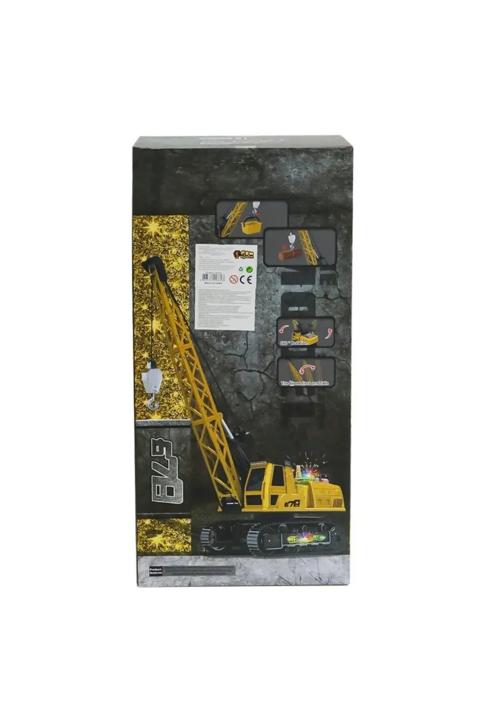 Nessiworld 8062E Kumandalı Şarjlı Kule Vinç -Canem Oyuncak