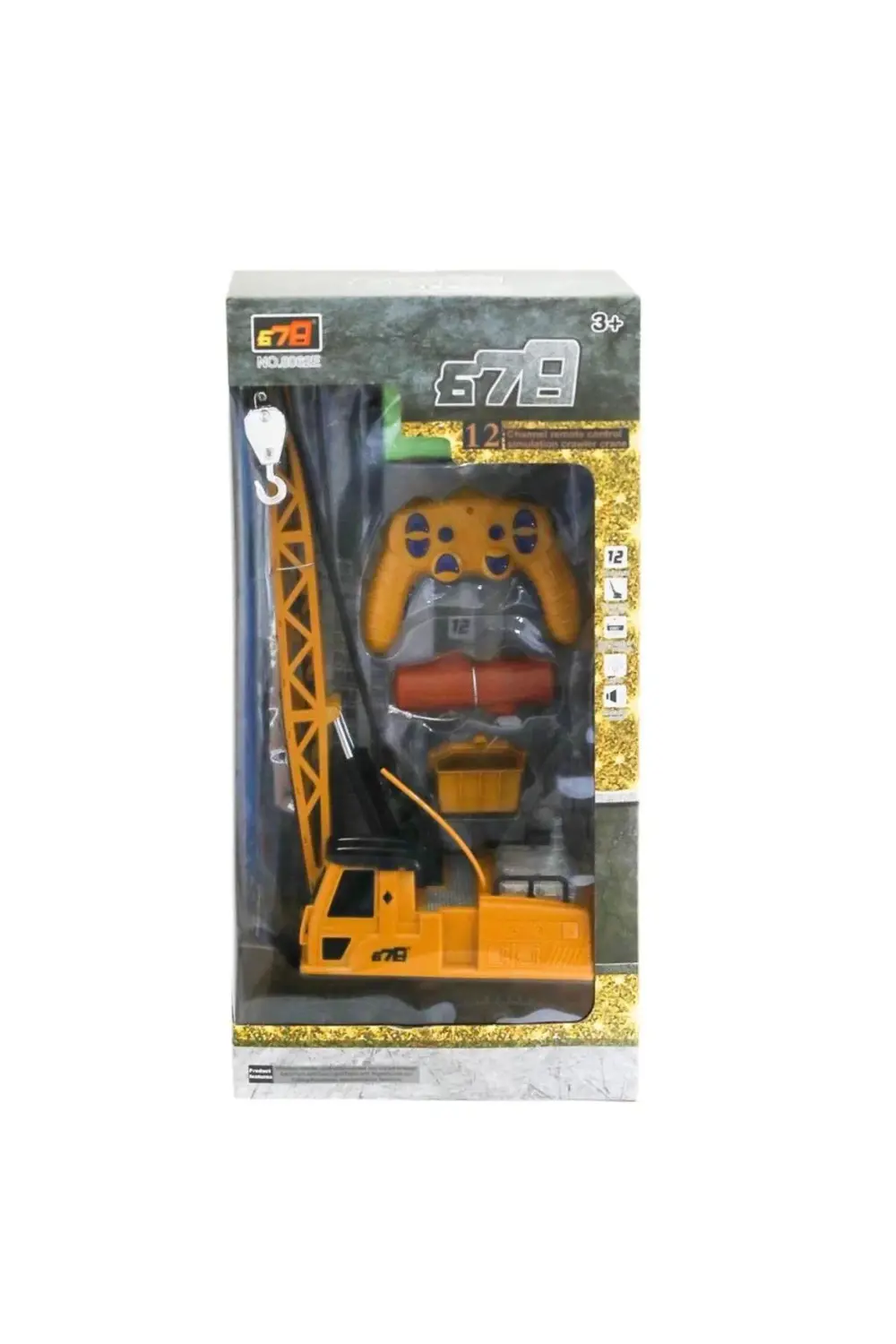 Nessiworld 8062E Kumandalı Şarjlı Kule Vinç -Canem Oyuncak