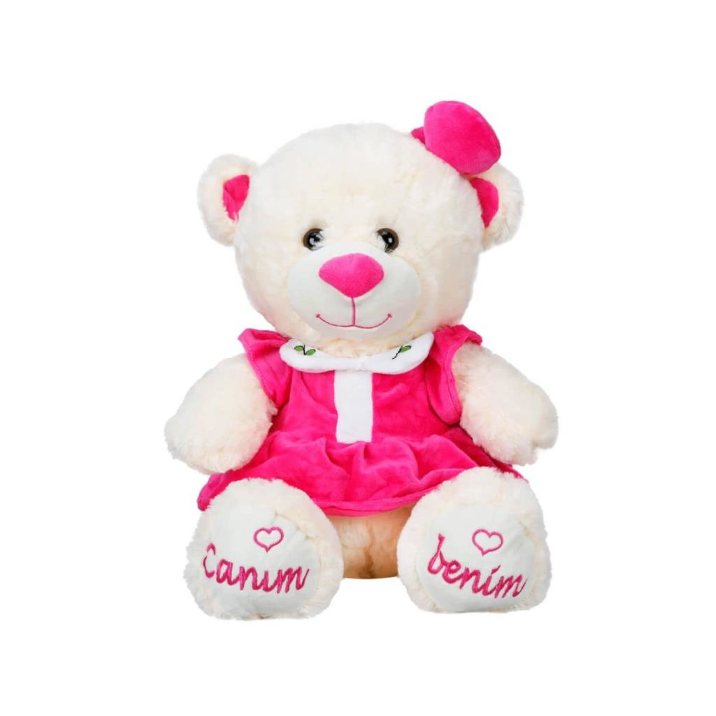 Nessiworld 8331 Canım Benim Elbiseli Peluş Ayı -Sunman Nessiworld 8331 Canım Benim Elbiseli Peluş Ayı -Sunman