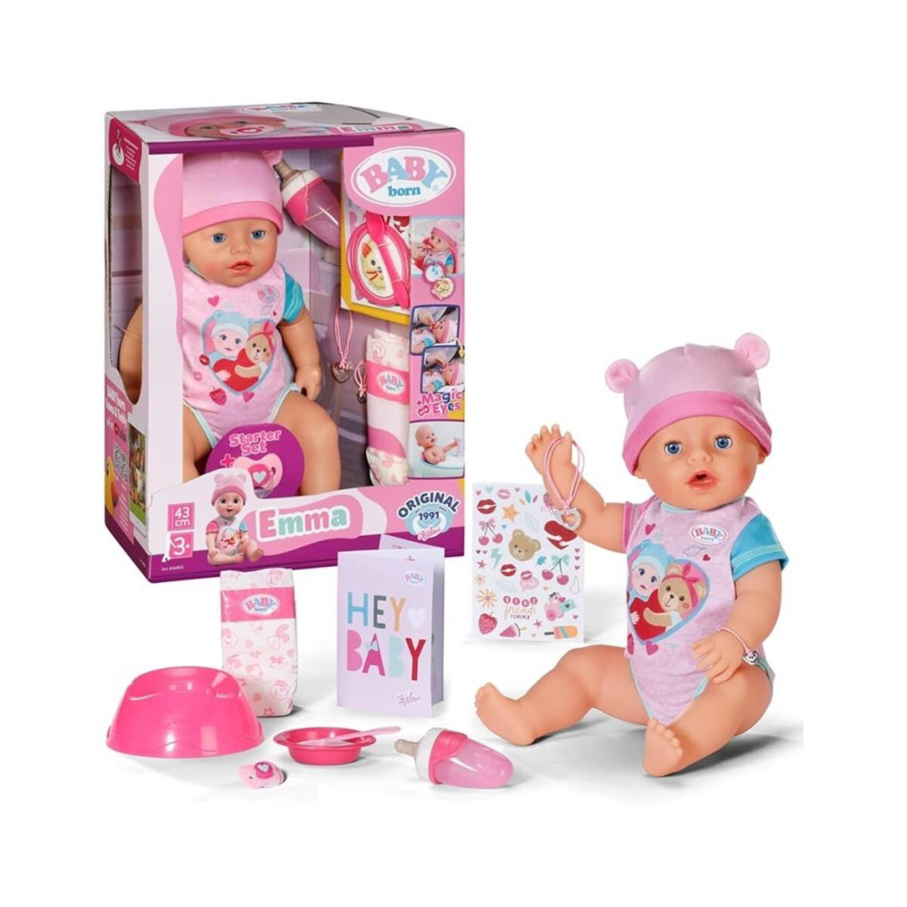 Nessiworld 834800 Baby Born Emma 43cm bebek