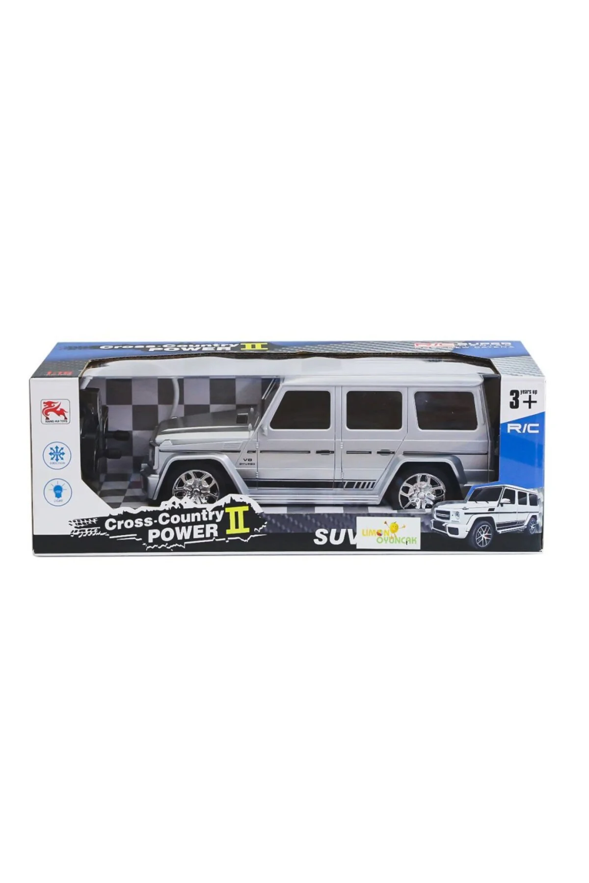Nessiworld 8578-2A Kumandalı Şarjlı Jeep Cross Country -Limon Oyuncak