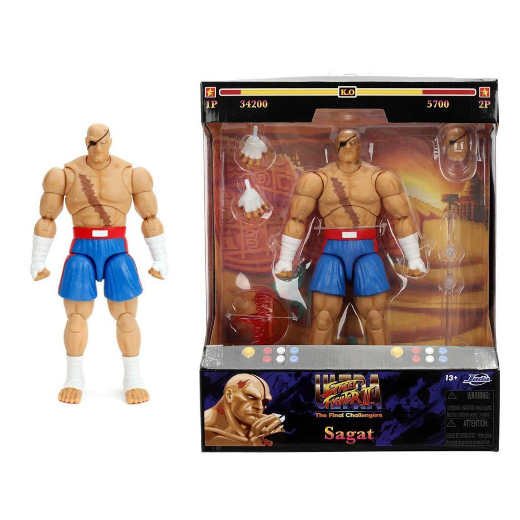 Nessiworld 9335171314R00 Street Fighter II Sagat 7 5Figure Nessiworld 9335171314R00 Street Fighter II Sagat 7 5Figure
