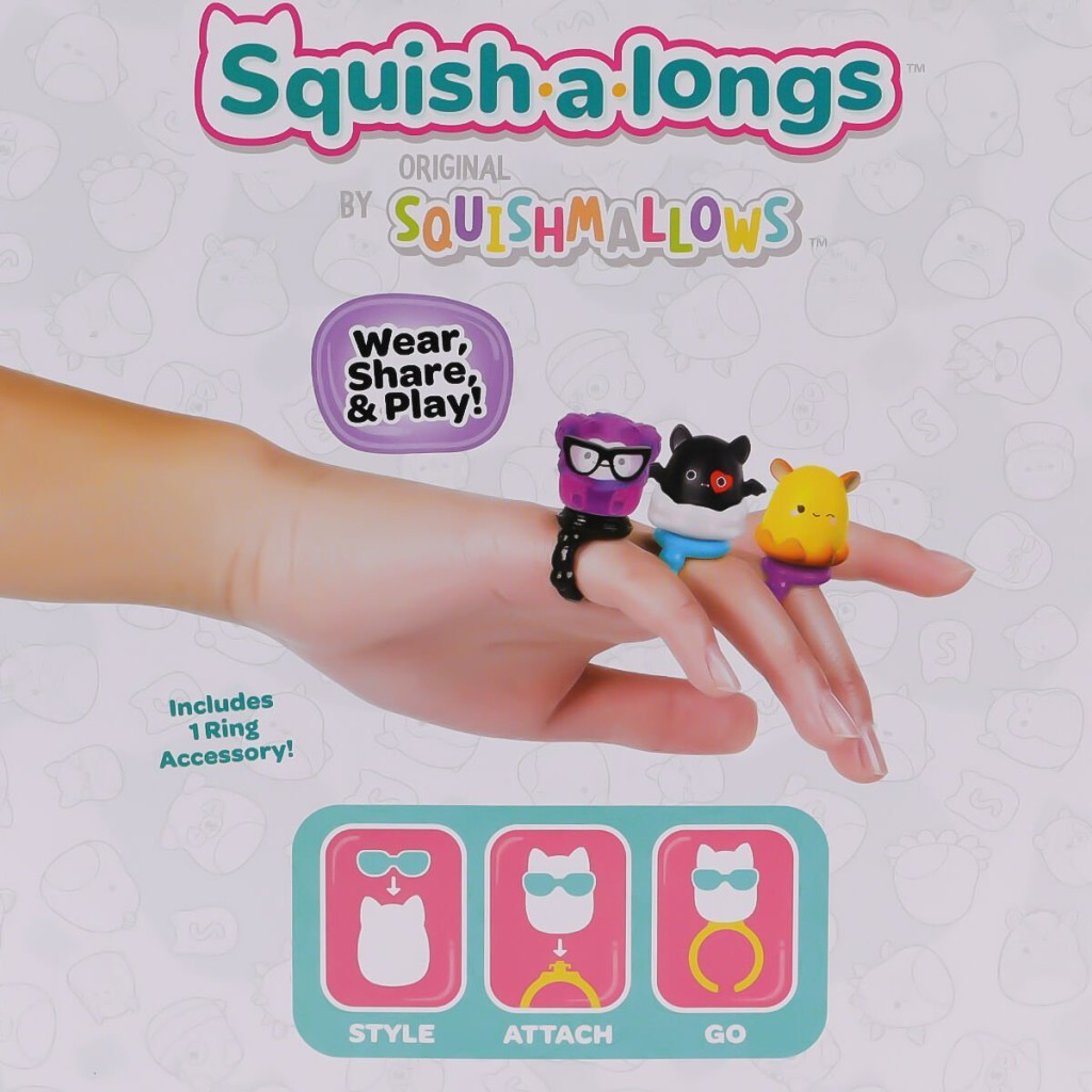 Nessiworld AL0001 Squish a longs 2 Figür + Yüzük Sürpriz Paket Se Nessiworld AL0001 Squish a longs 2 Figür + Yüzük Sürpriz Paket Se