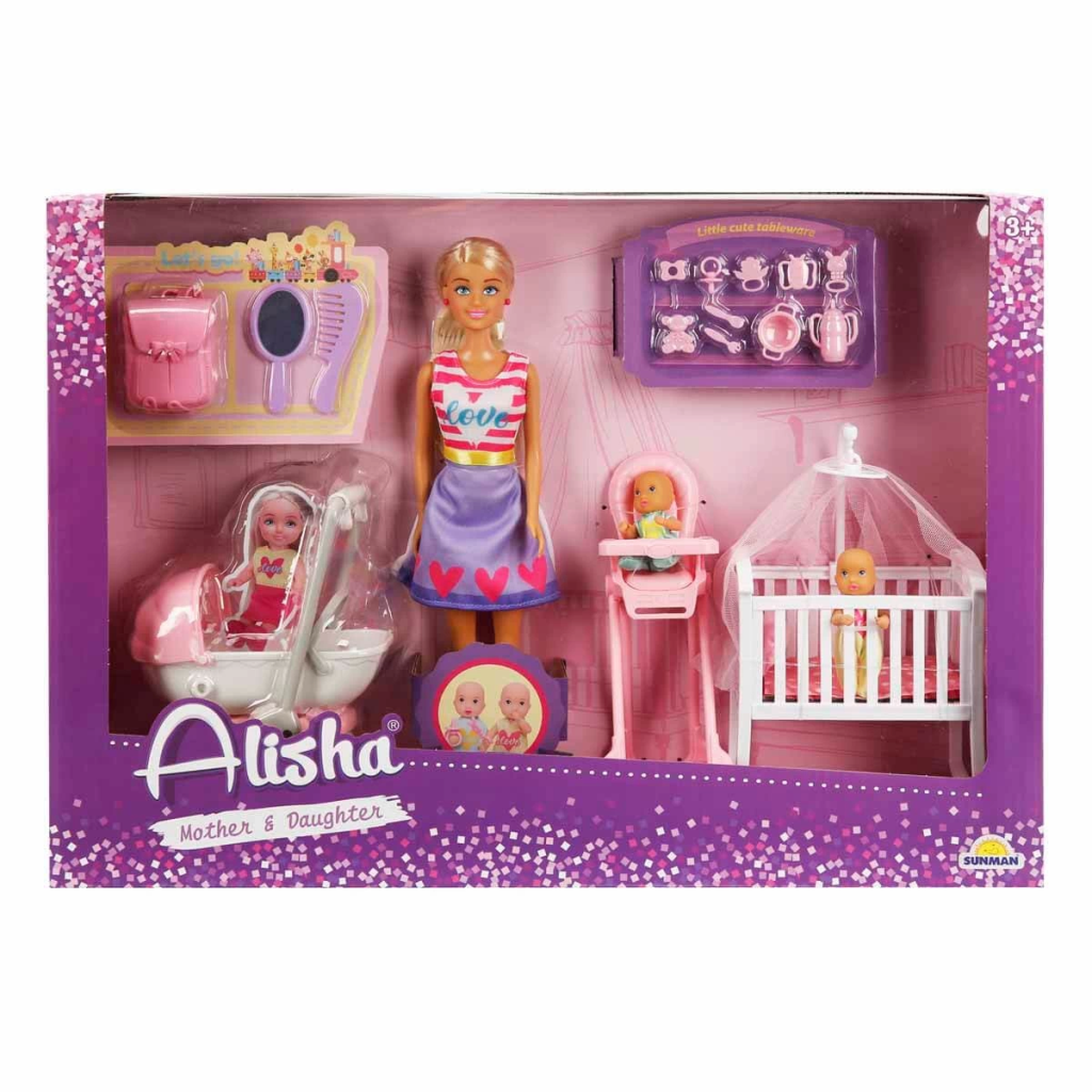 Just Cheap Store Alisha Mother & Daughter Bebek Bakım Seti Just Cheap Store Alisha Mother & Daughter Bebek Bakım Seti