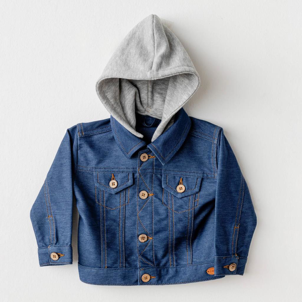 Nessiworld Andywawa AC25936 Jacket Casual Bebek Ceket İndigo