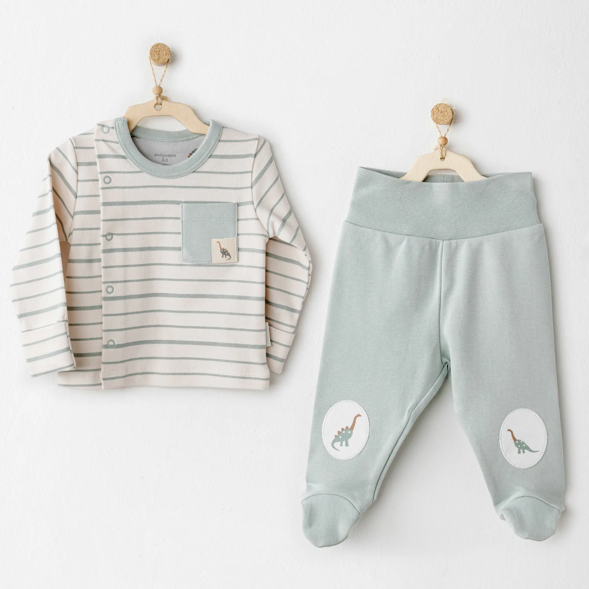 Nessiworld Andywawa AC26009 Mummy S Snuggle Saurus 2'li Zıbın Tak