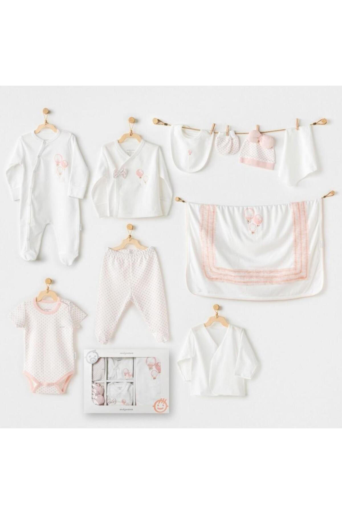 Nessiworld Andywawa AC25551 Newborn Set Pınk Baloons 10'Lu Hastan