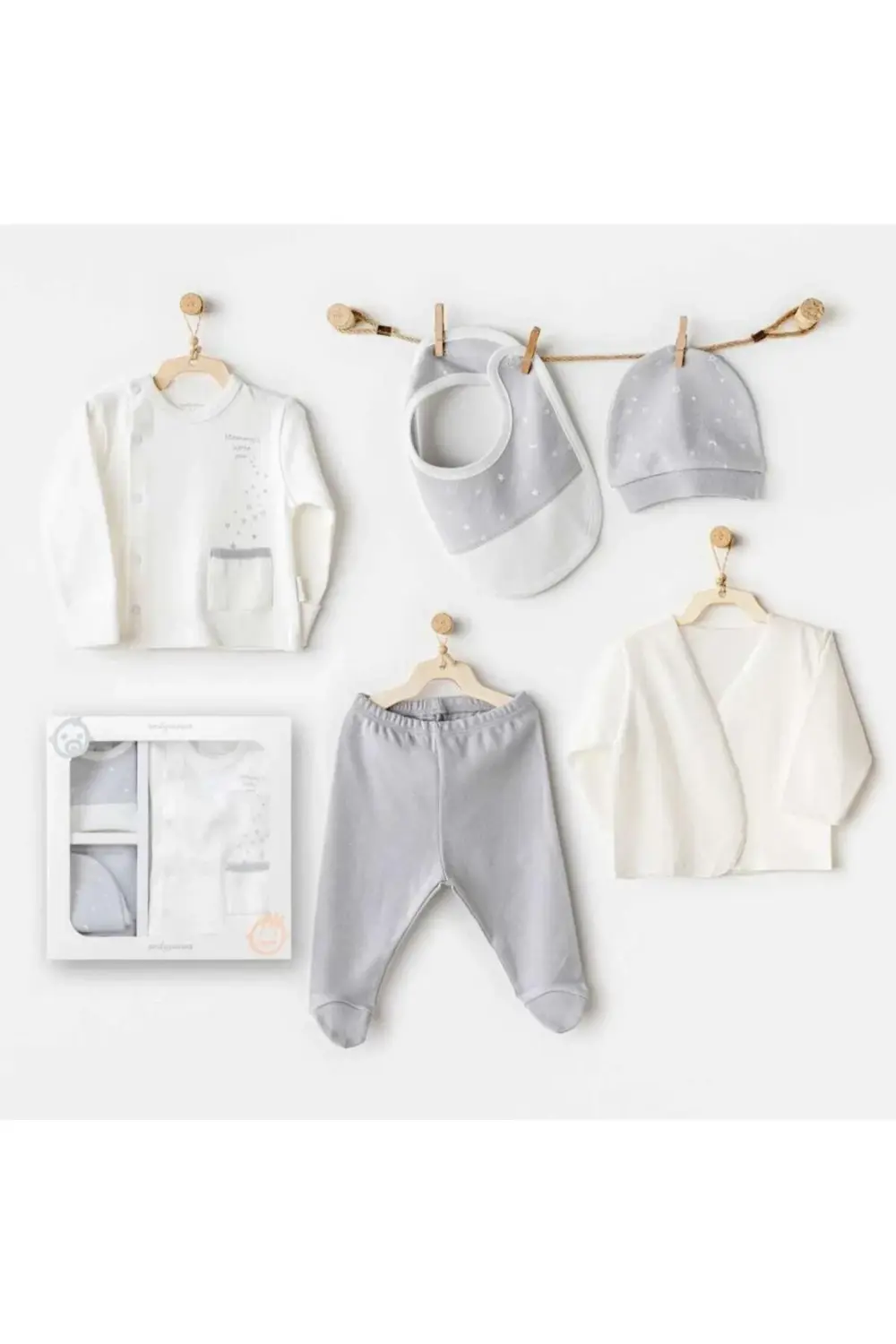 Nessiworld Andywawa AC25700 Mommy's Little Star 5'Li Hastane Çıkı