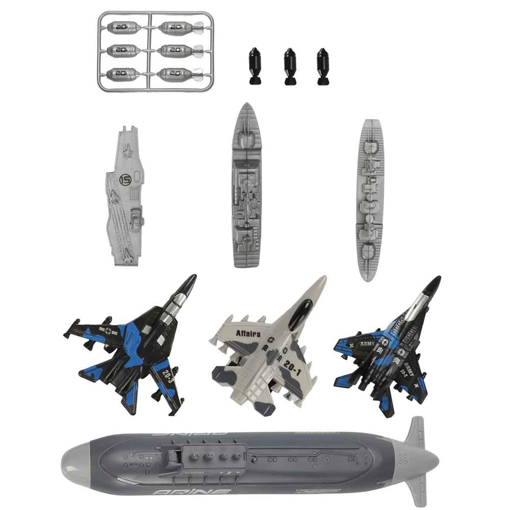 Nessiworld ASKER OYUN SET JET/TRUCK UÇAK GEMİSİ