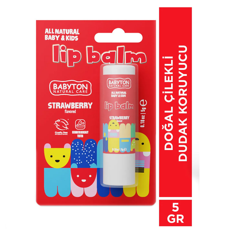 Nessiworld Babyton Bebek ve Çocuklar İçin Doğal Dudak Koruyucu Ba