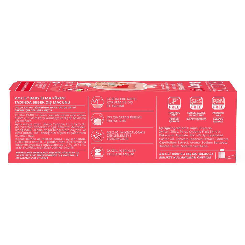 Nessiworld .Baby Diş Macunu 35ml 0-3 Yaş Elma Nessiworld .Baby Diş Macunu 35ml 0-3 Yaş Elma