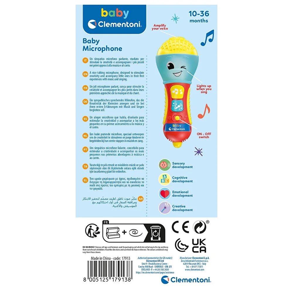 Nessiworld Baby Clementoni Bebek Mikrofonu 17913
