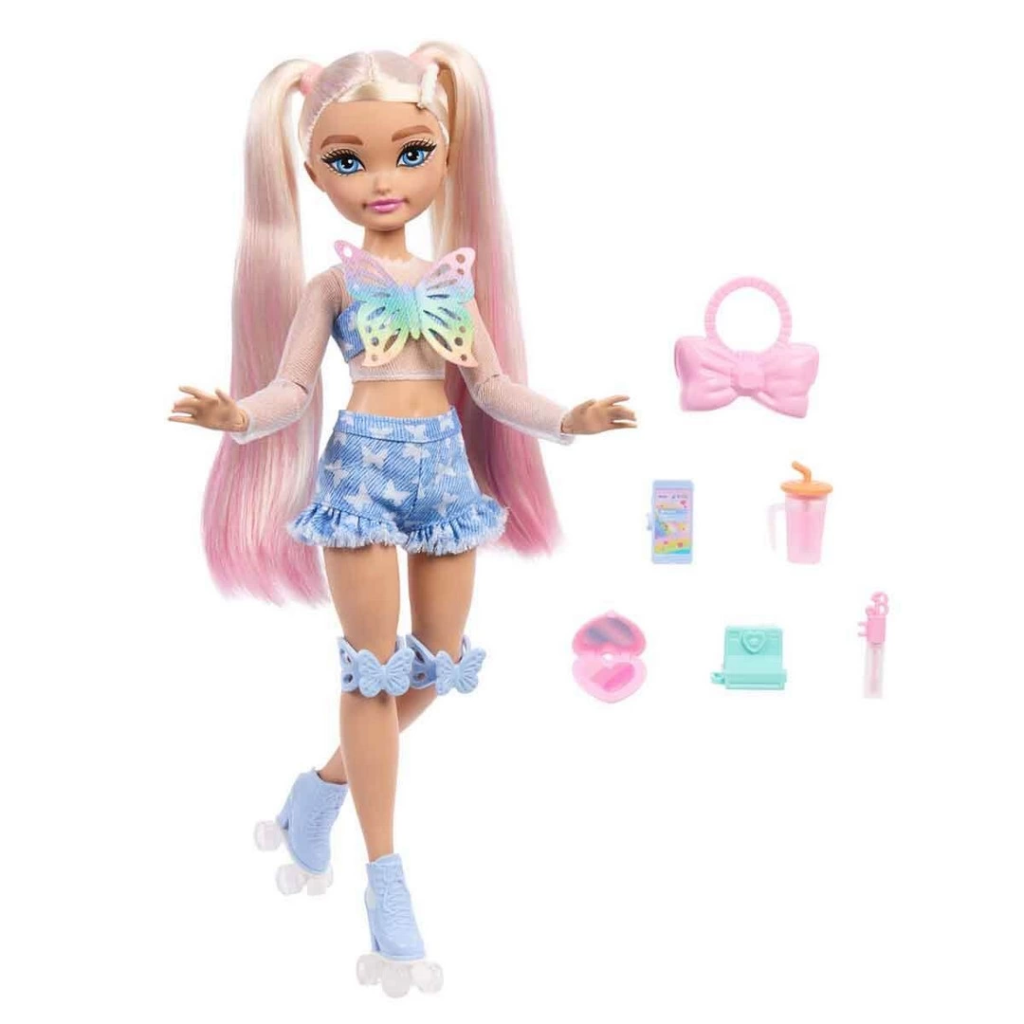 Nessiworld Barbie Dream Besties Paten Partisi Malibu Bebek ve Aks Nessiworld Barbie Dream Besties Paten Partisi Malibu Bebek ve Aks